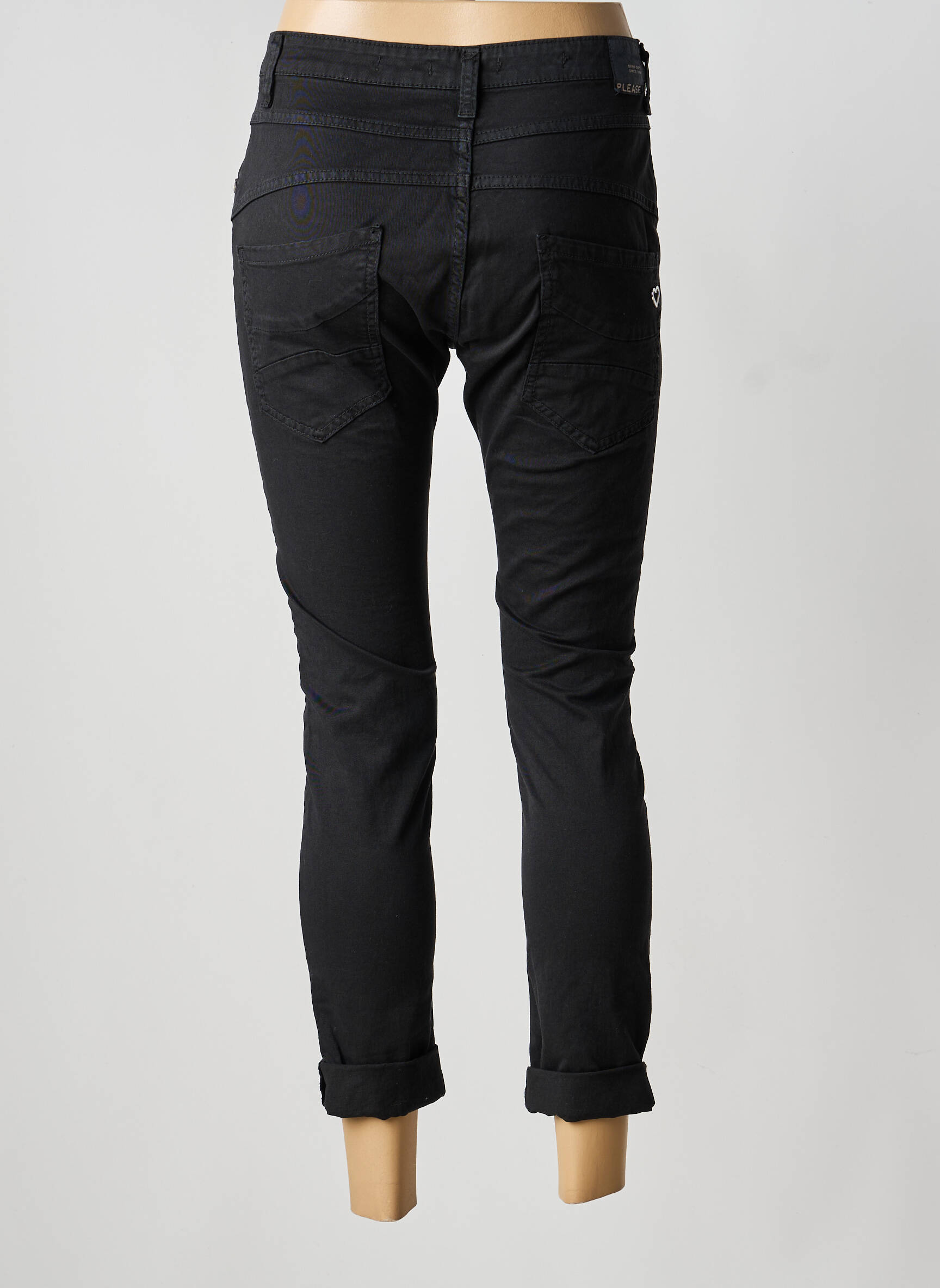 Jeans boyfriend noir PLEASE femme