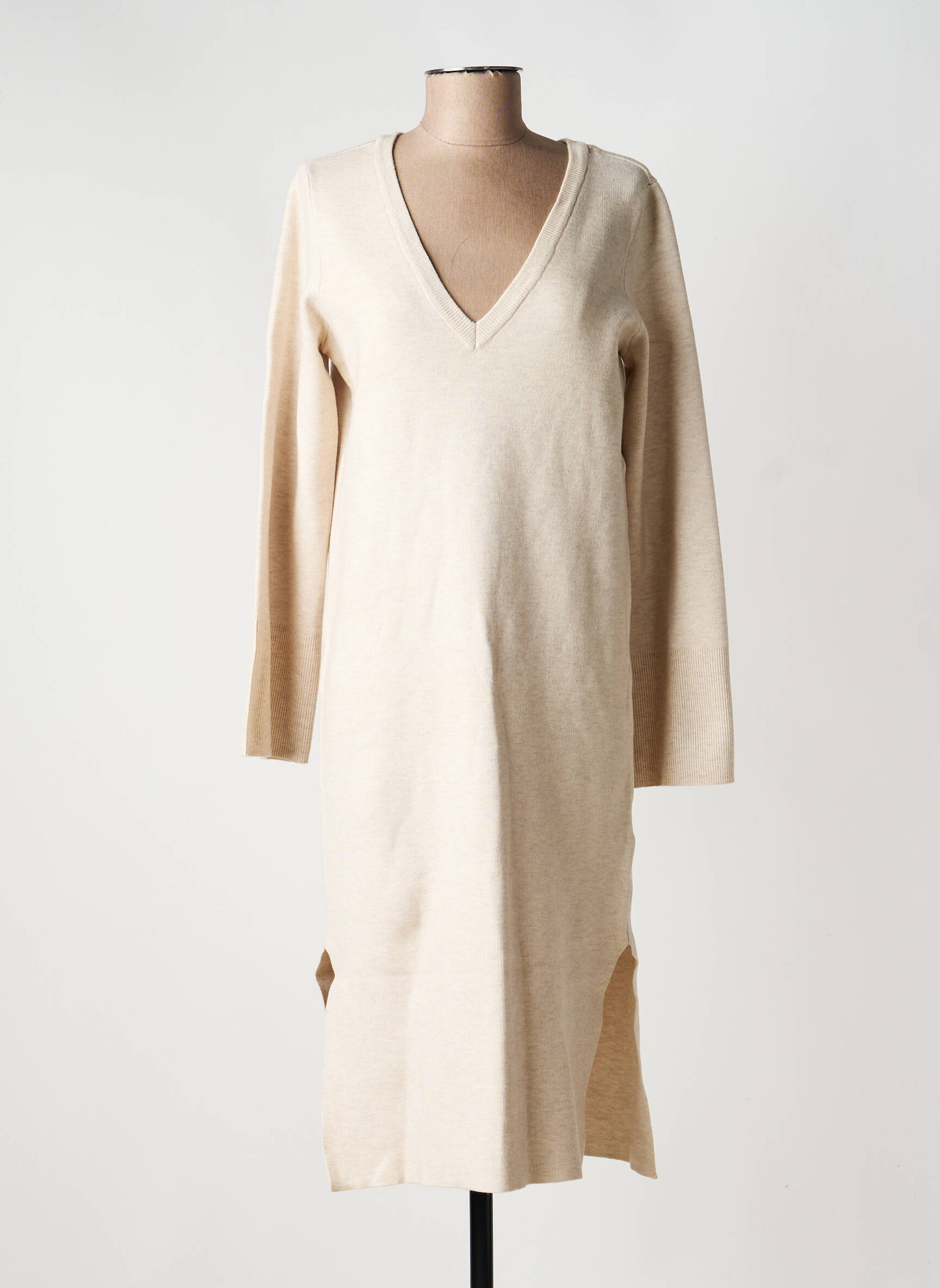 Robe longue beige VILA femme