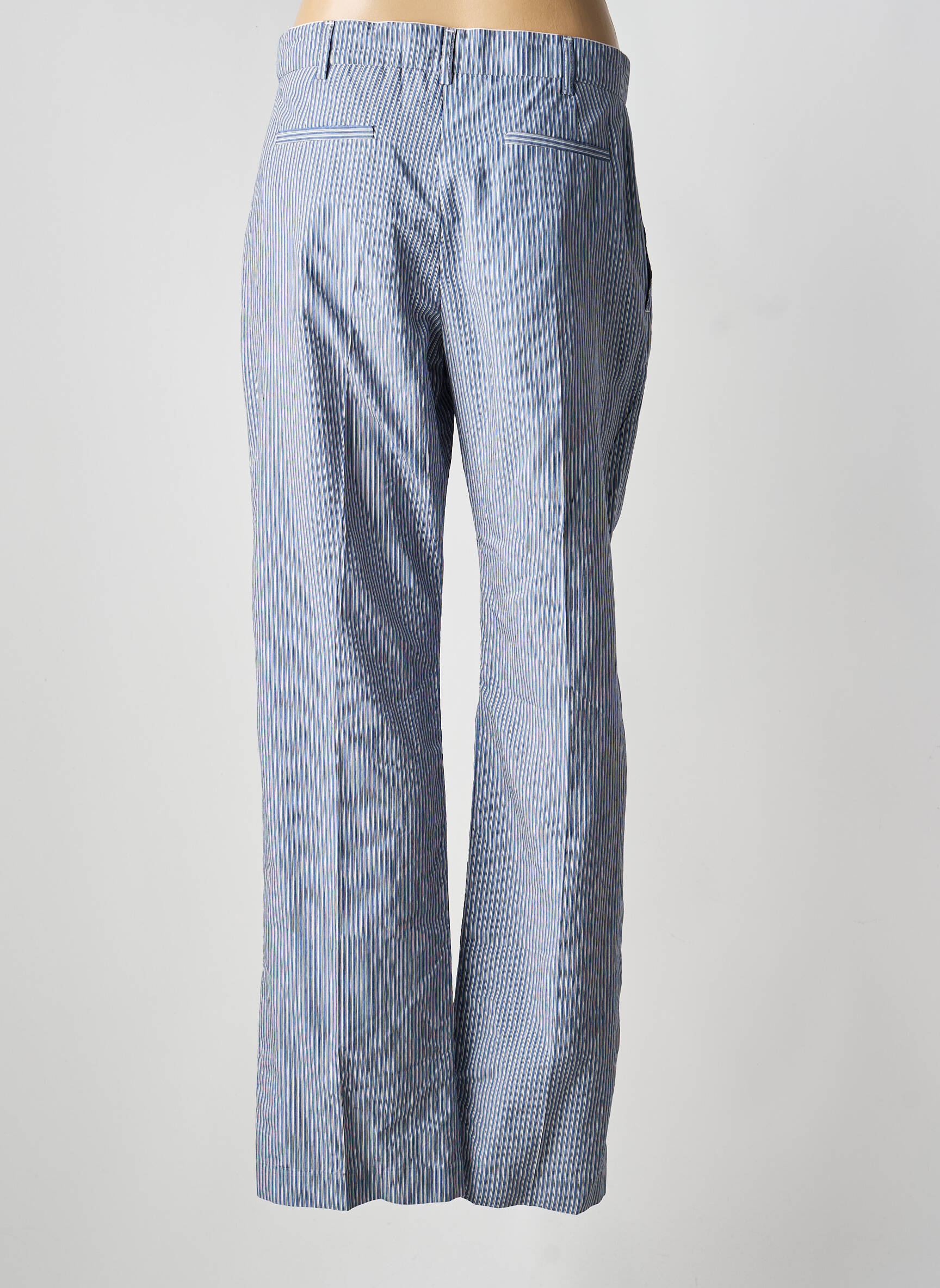 Pantalon chino bleu LAURENCE BRAS femme