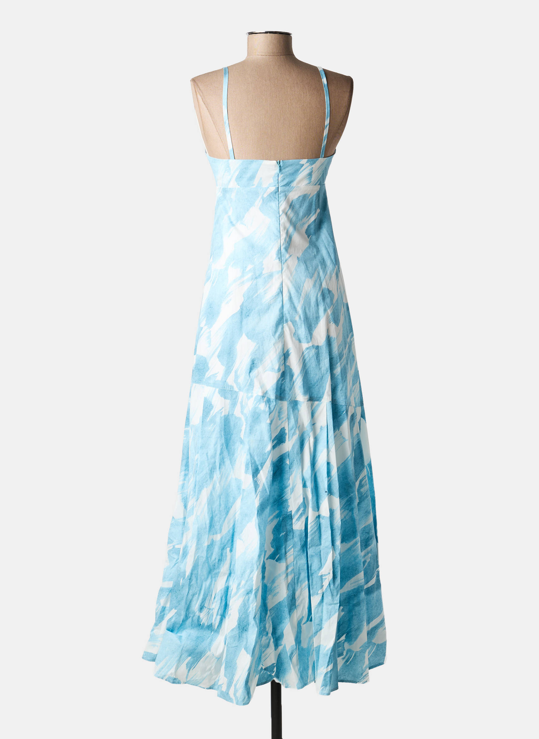 Robe longue bleu MARGAUX LONNBERG femme