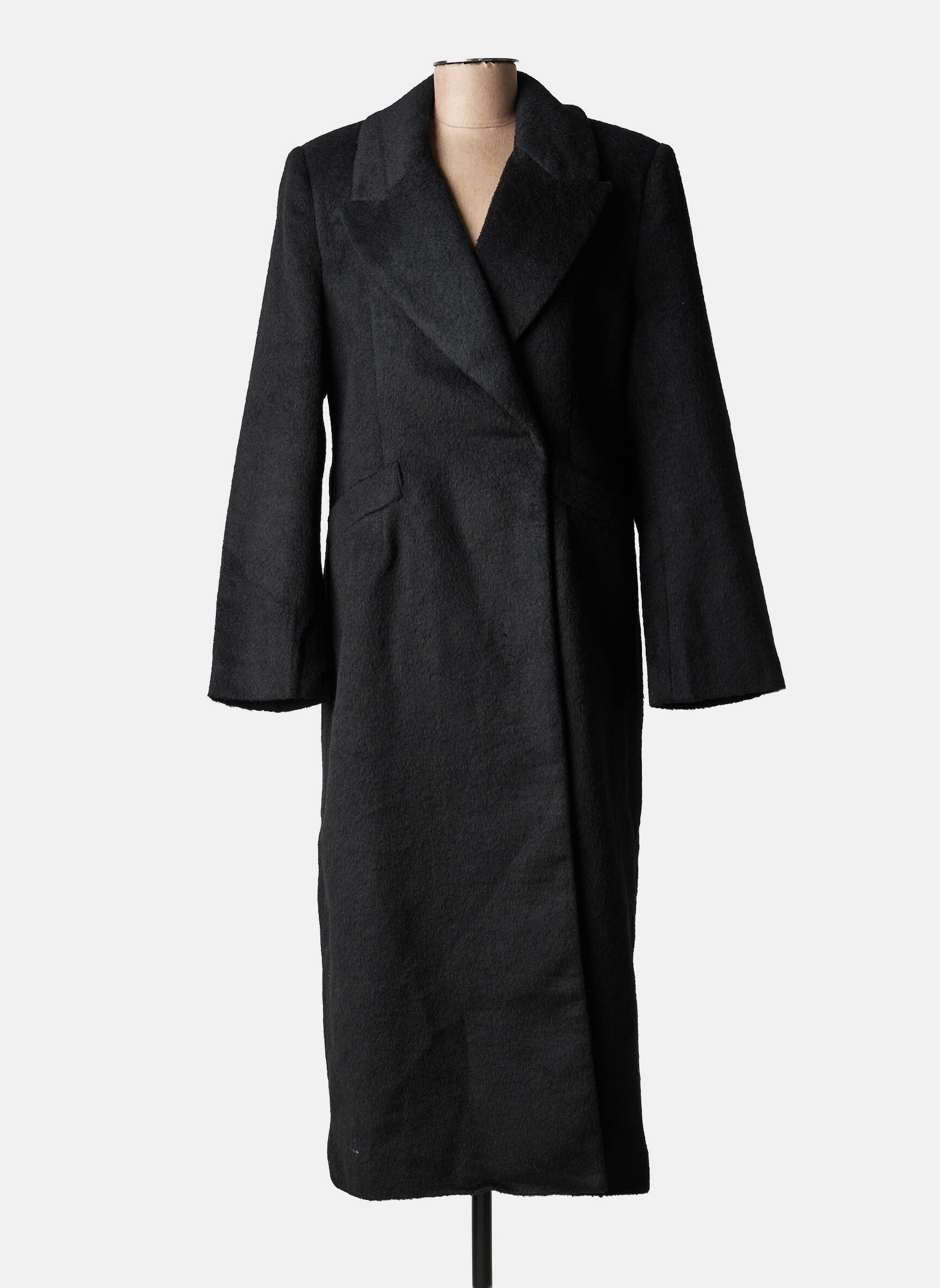 Manteau long noir GINA TRICOT femme
