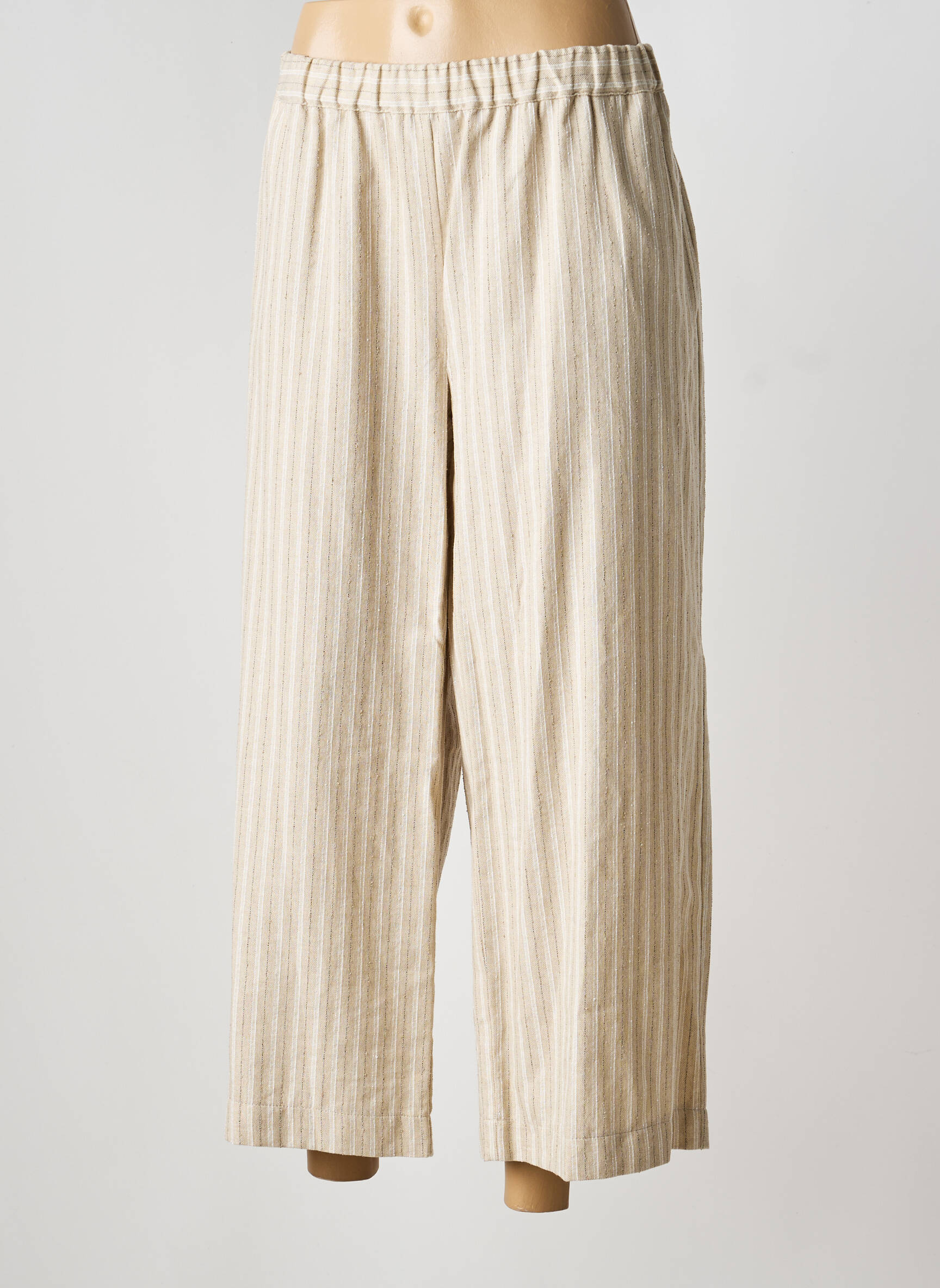 Pantalon large beige PERSONA BY MARINA RINALDI femme