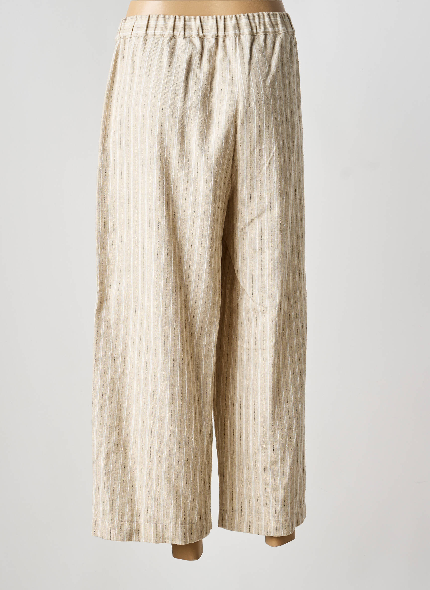 Pantalon large beige PERSONA BY MARINA RINALDI femme