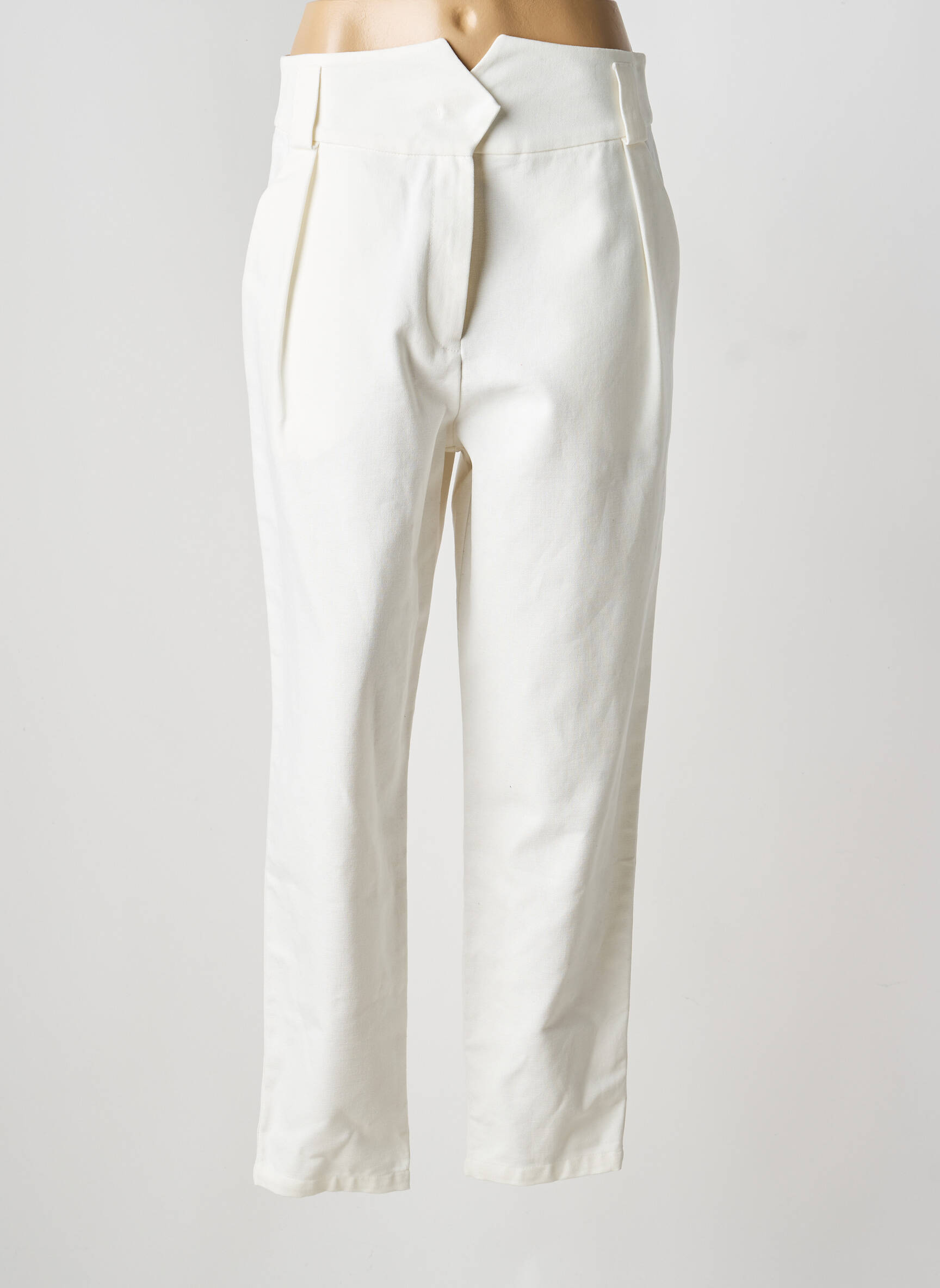 Pantalon droit beige COLLECTORS CLUB femme