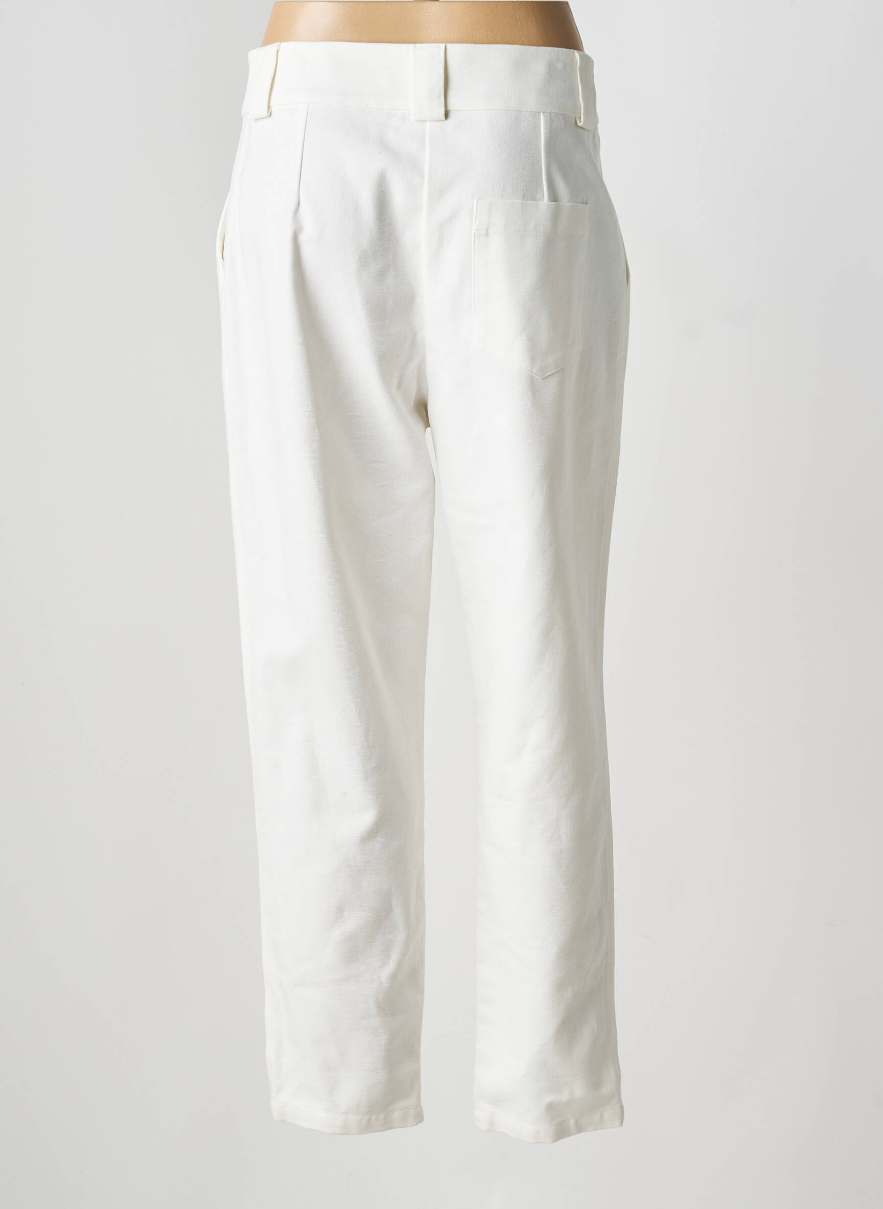 Pantalon droit beige COLLECTORS CLUB femme