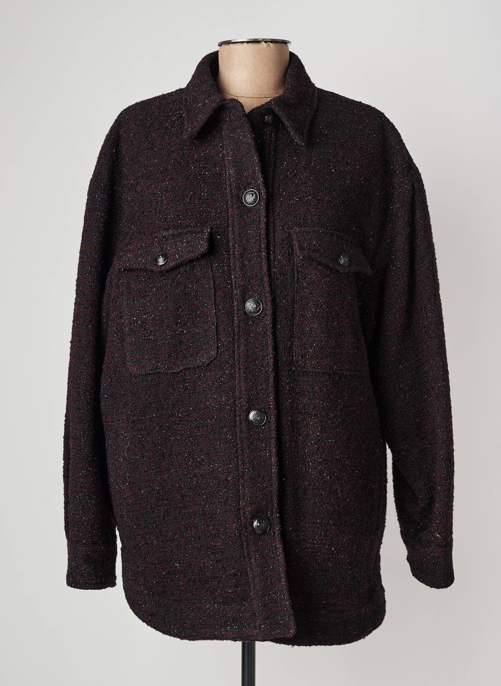 Manteau long violet THE KOOPLES femme