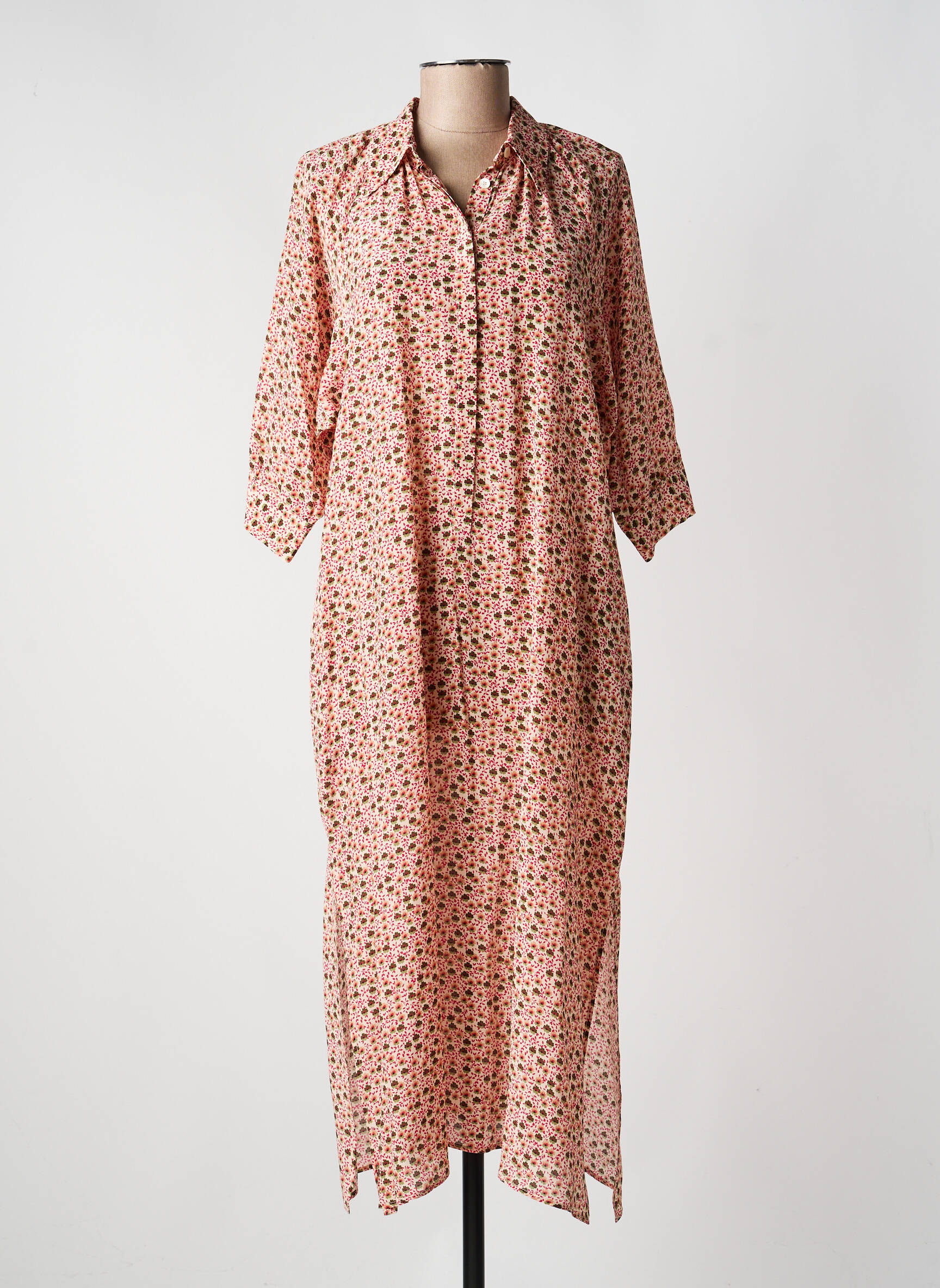 Robe longue rose PAUL & JOE femme