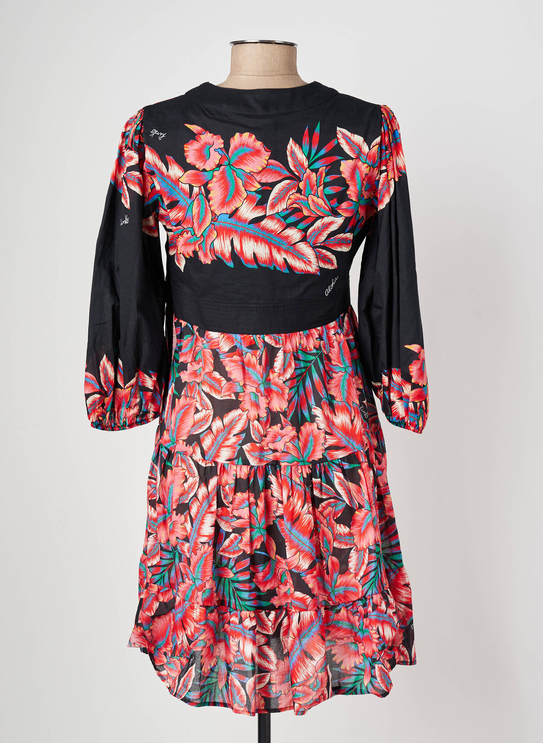Robe courte multicolore PINKO femme
