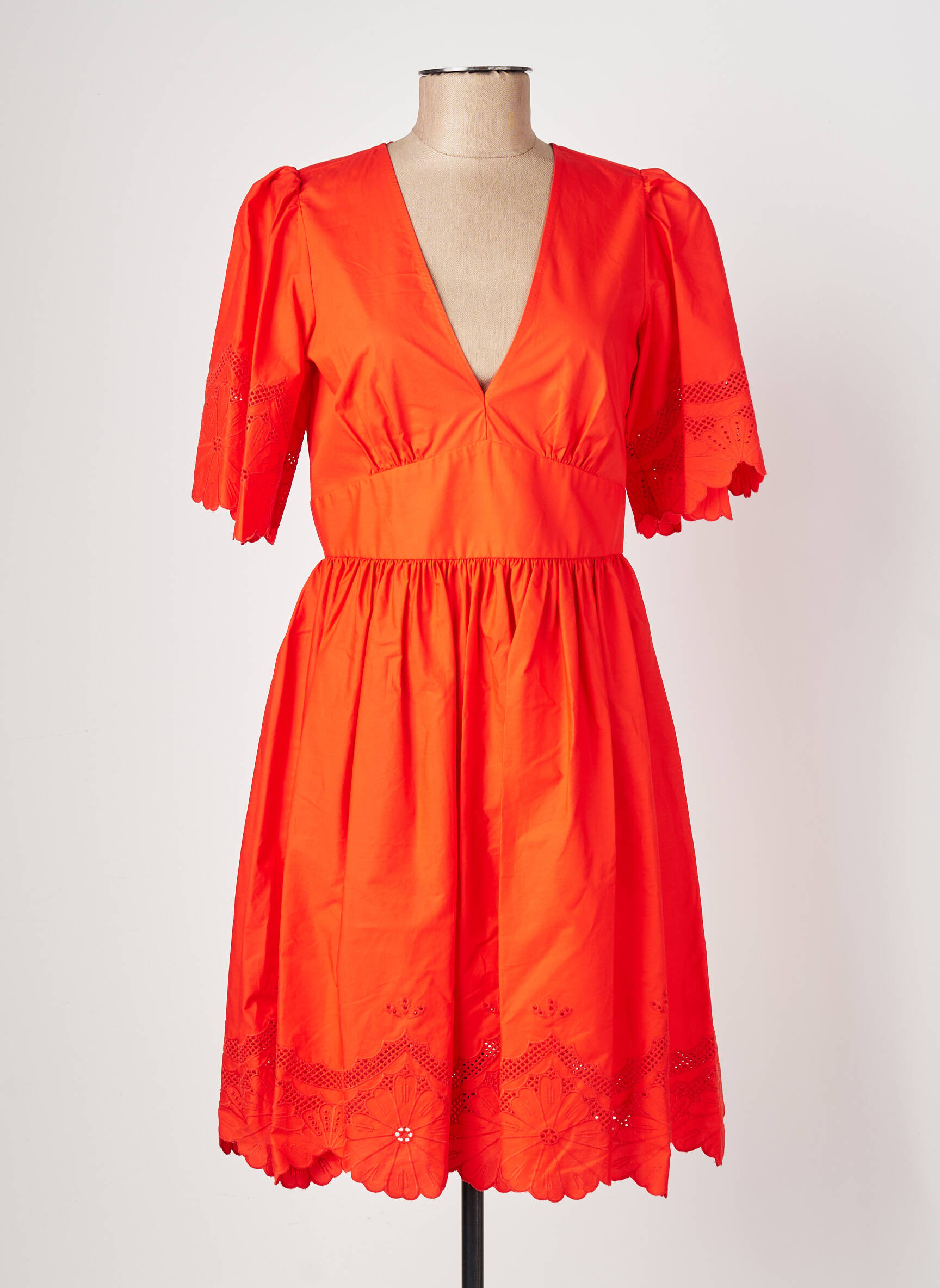 Robe courte orange TWINSET femme