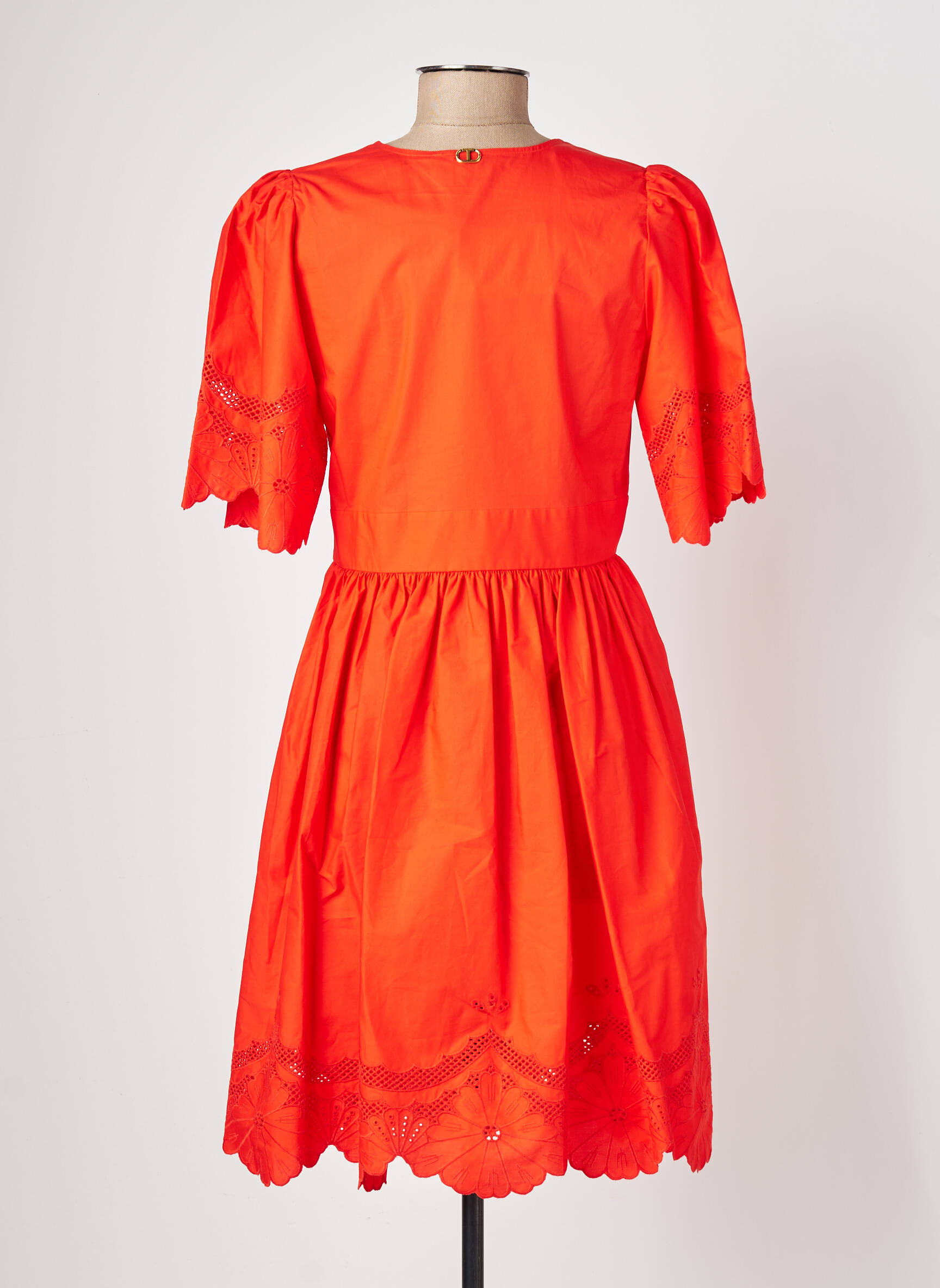 Robe courte orange TWINSET femme