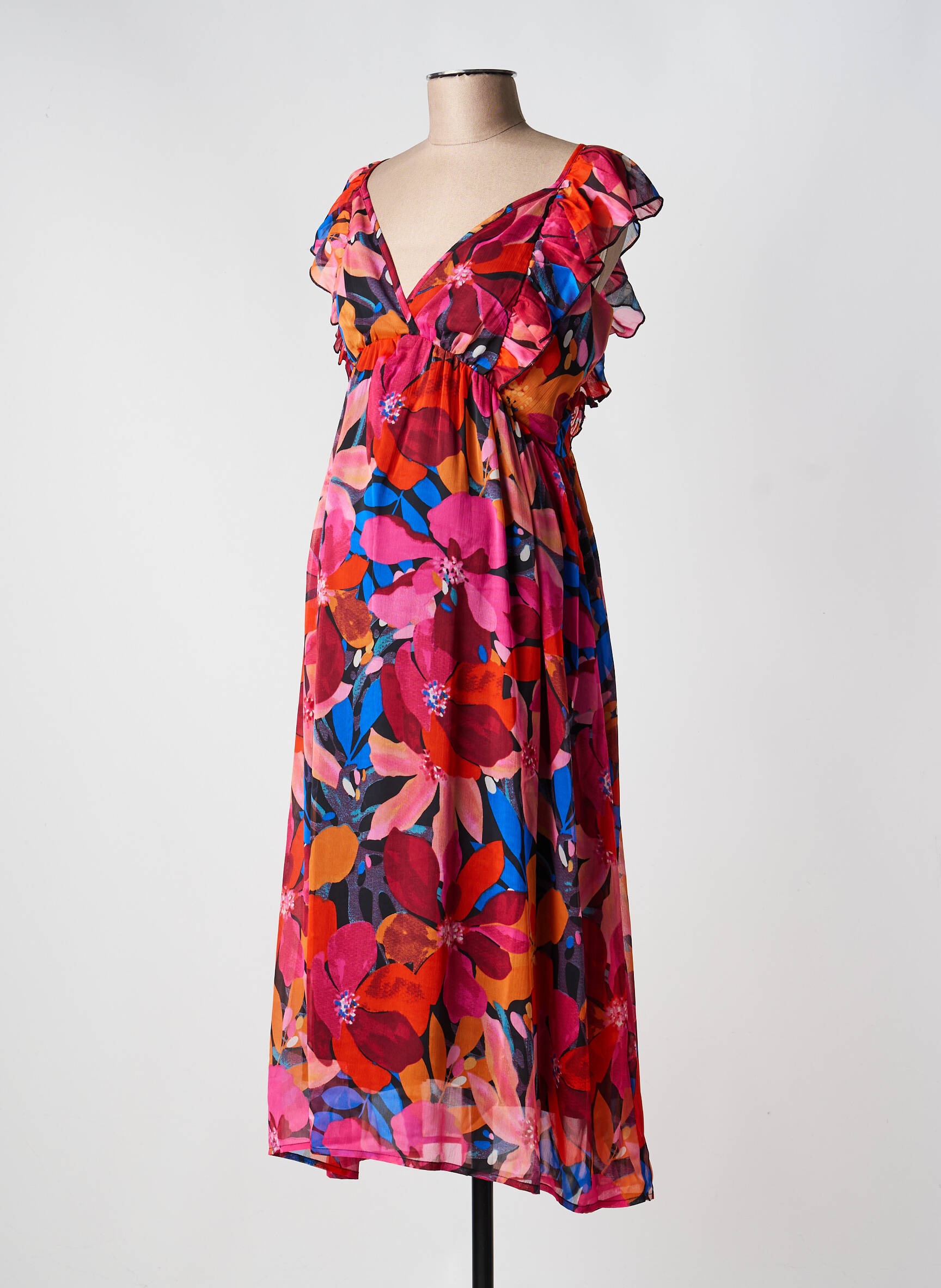 Robe courte multicolore MAMA LICIOUS femme
