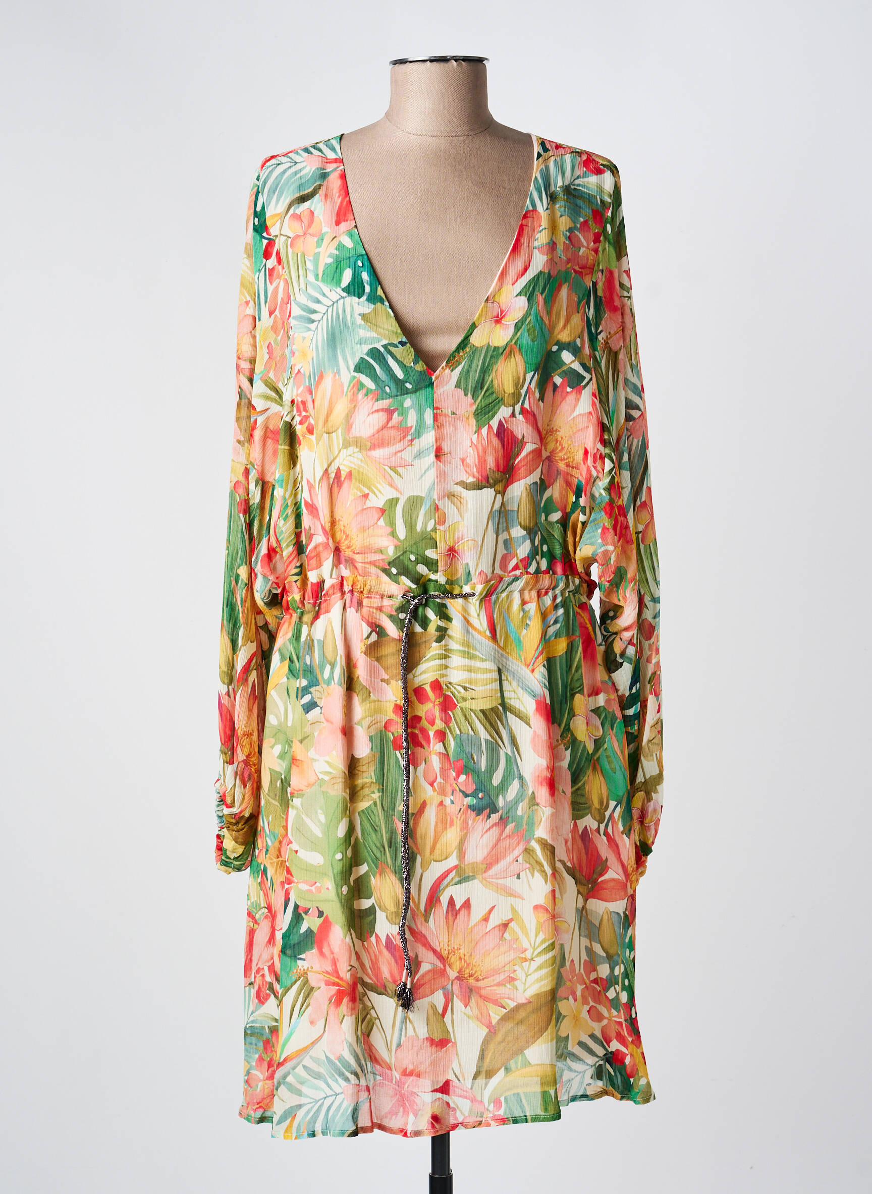 Robe longue rose MOMONI femme