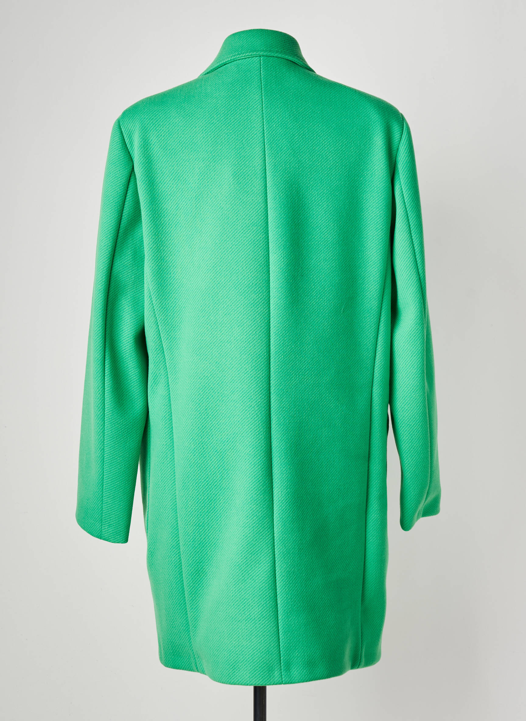 Manteau long vert PLEASE femme