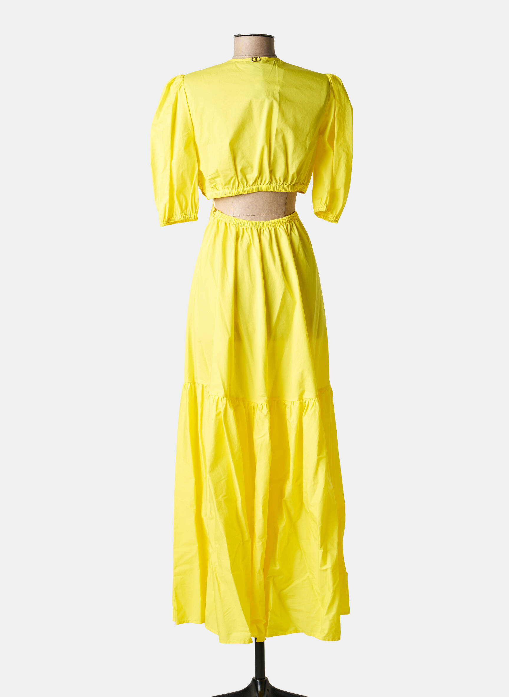 Robe longue jaune TWINSET femme
