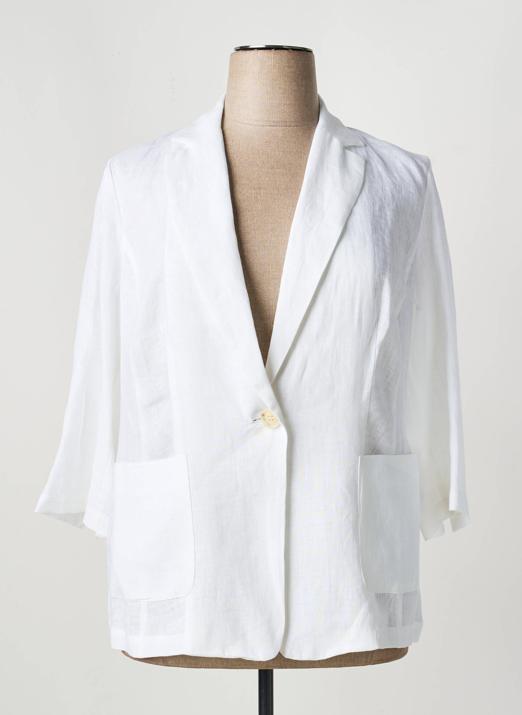 Blazer blanc PERSONA BY MARINA RINALDI femme