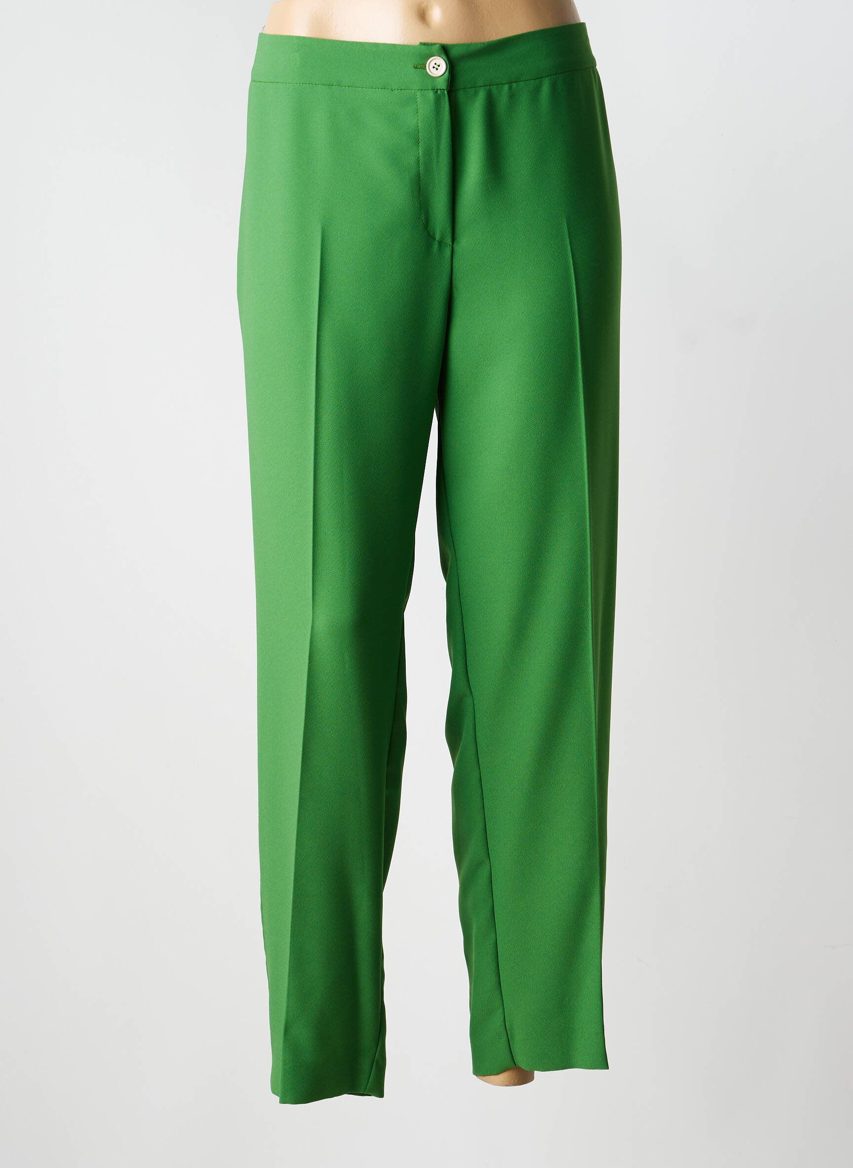 Pantalon droit vert PERSONA BY MARINA RINALDI femme