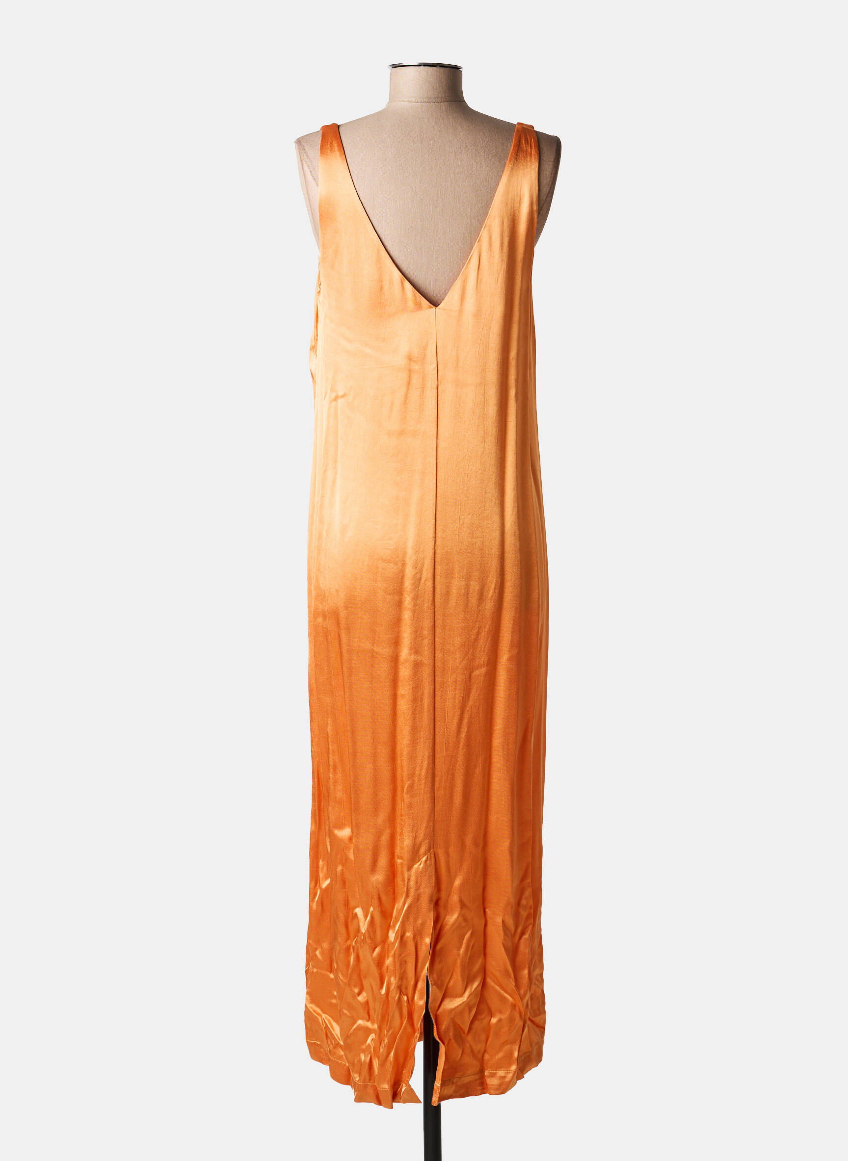 Robe longue orange COLLECTORS CLUB femme
