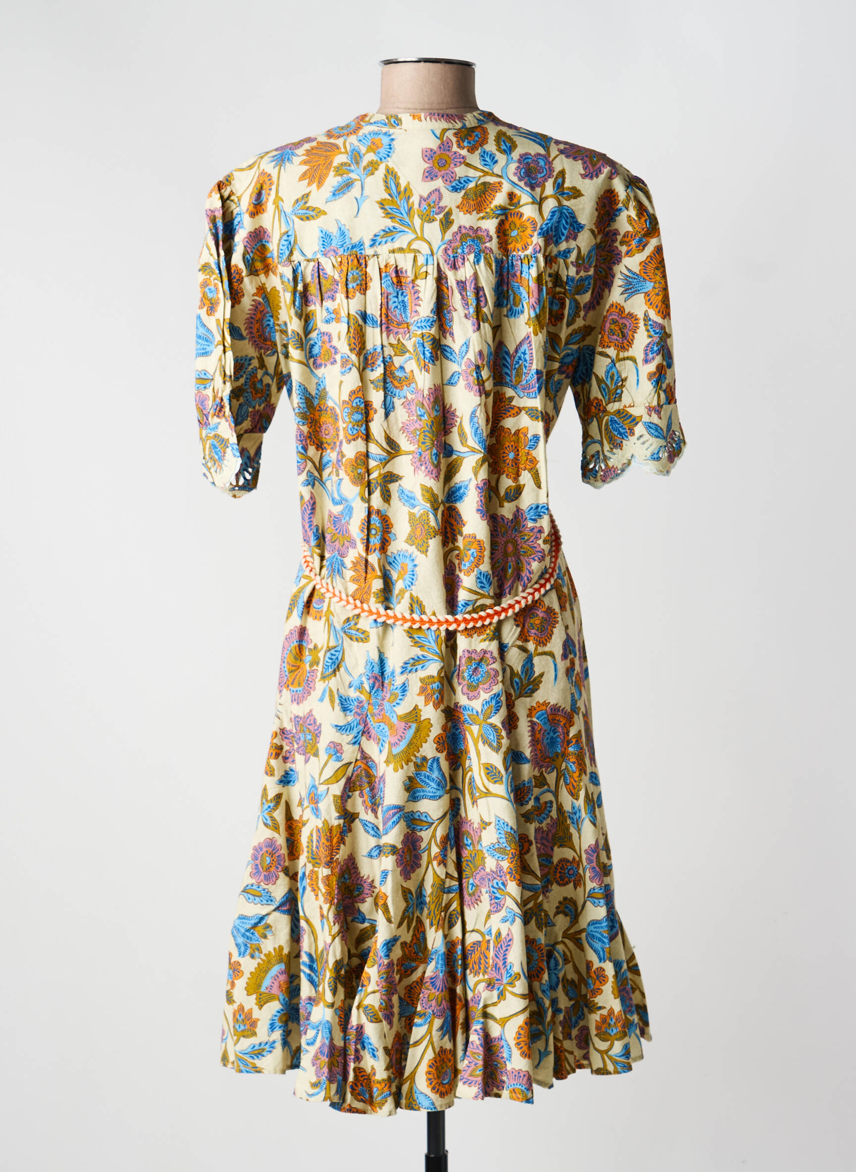 Robe mi-longue vert LA PETITE FRANCAISE femme
