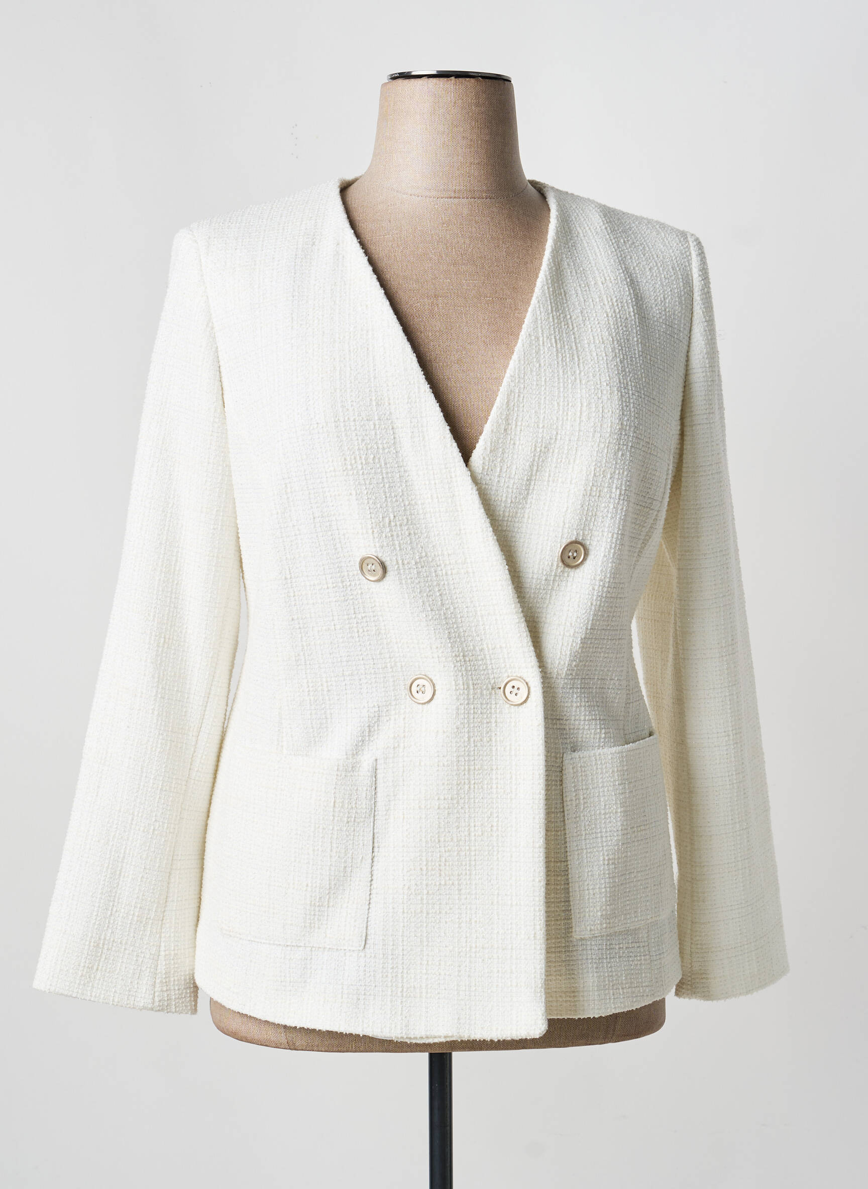 Blazer blanc PERSONA BY MARINA RINALDI femme