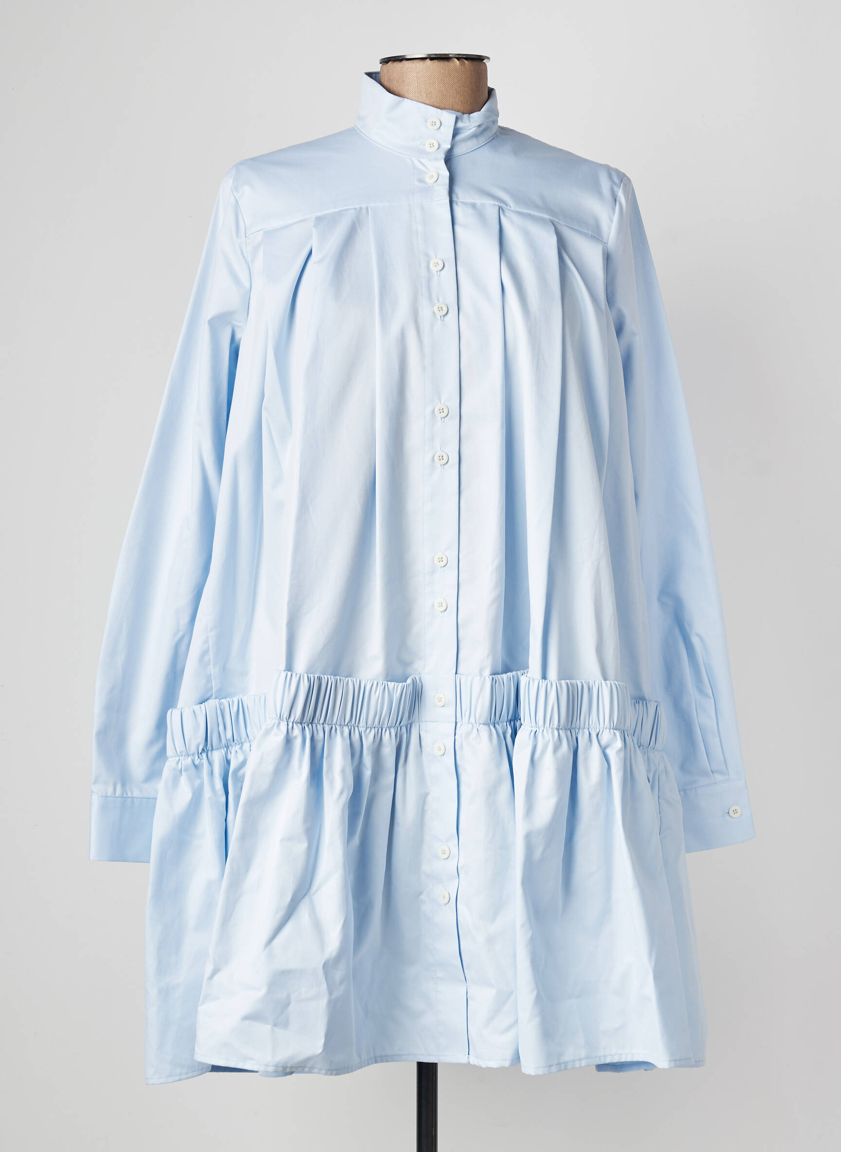 Robe courte bleu MARGAUX LONNBERG femme