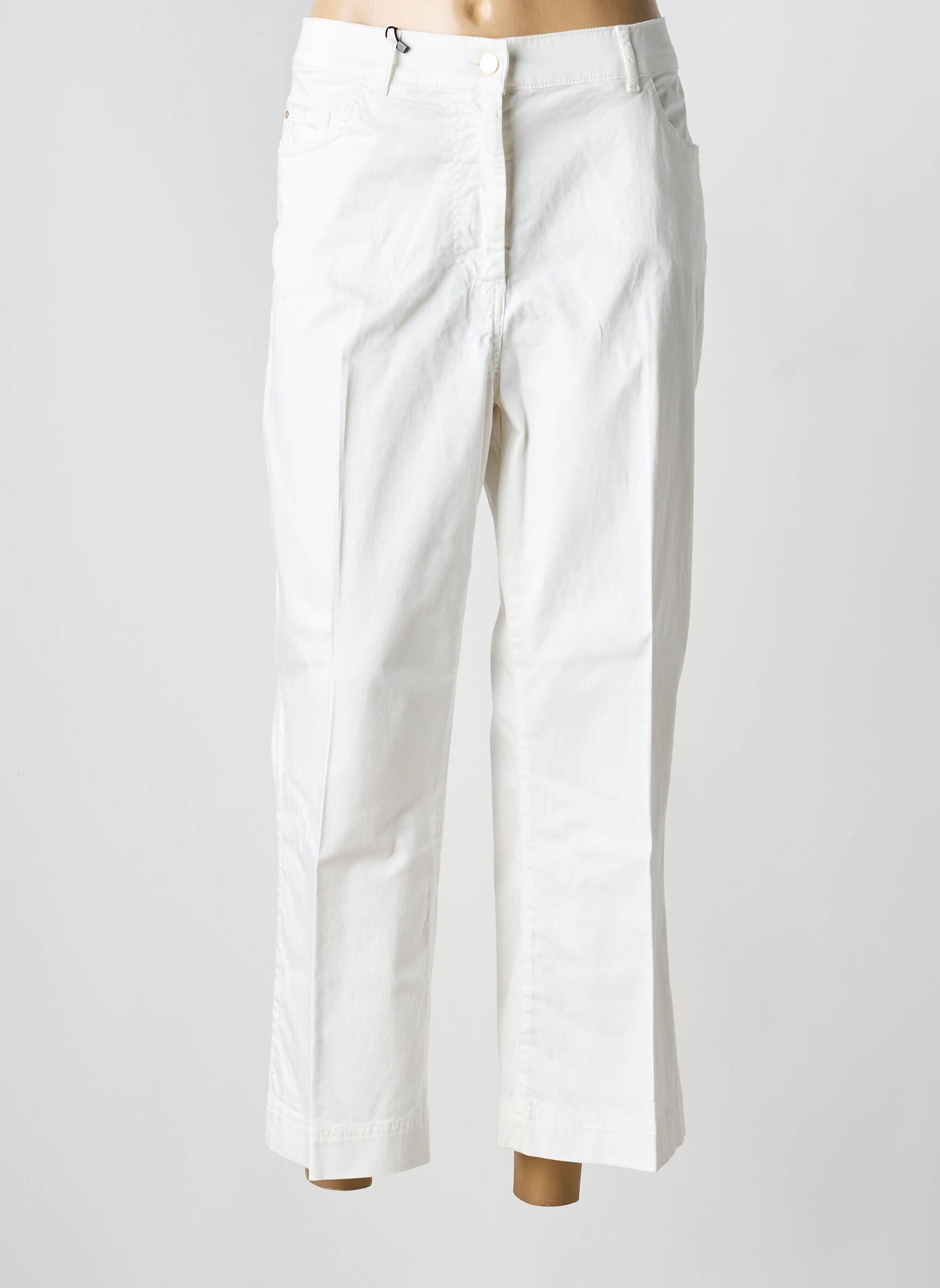 Pantalon droit blanc PERSONA BY MARINA RINALDI femme