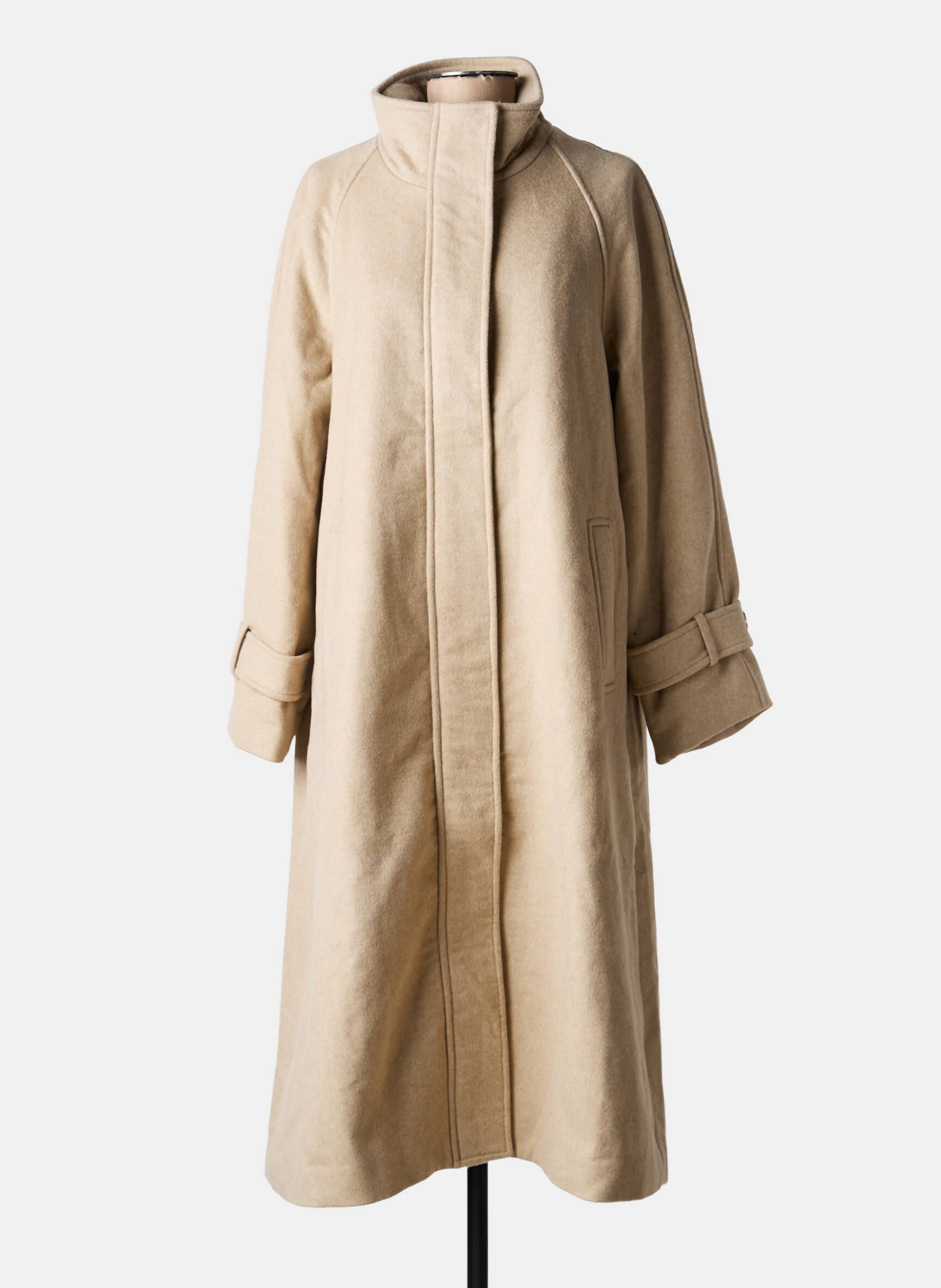 Manteau long gris VILA femme