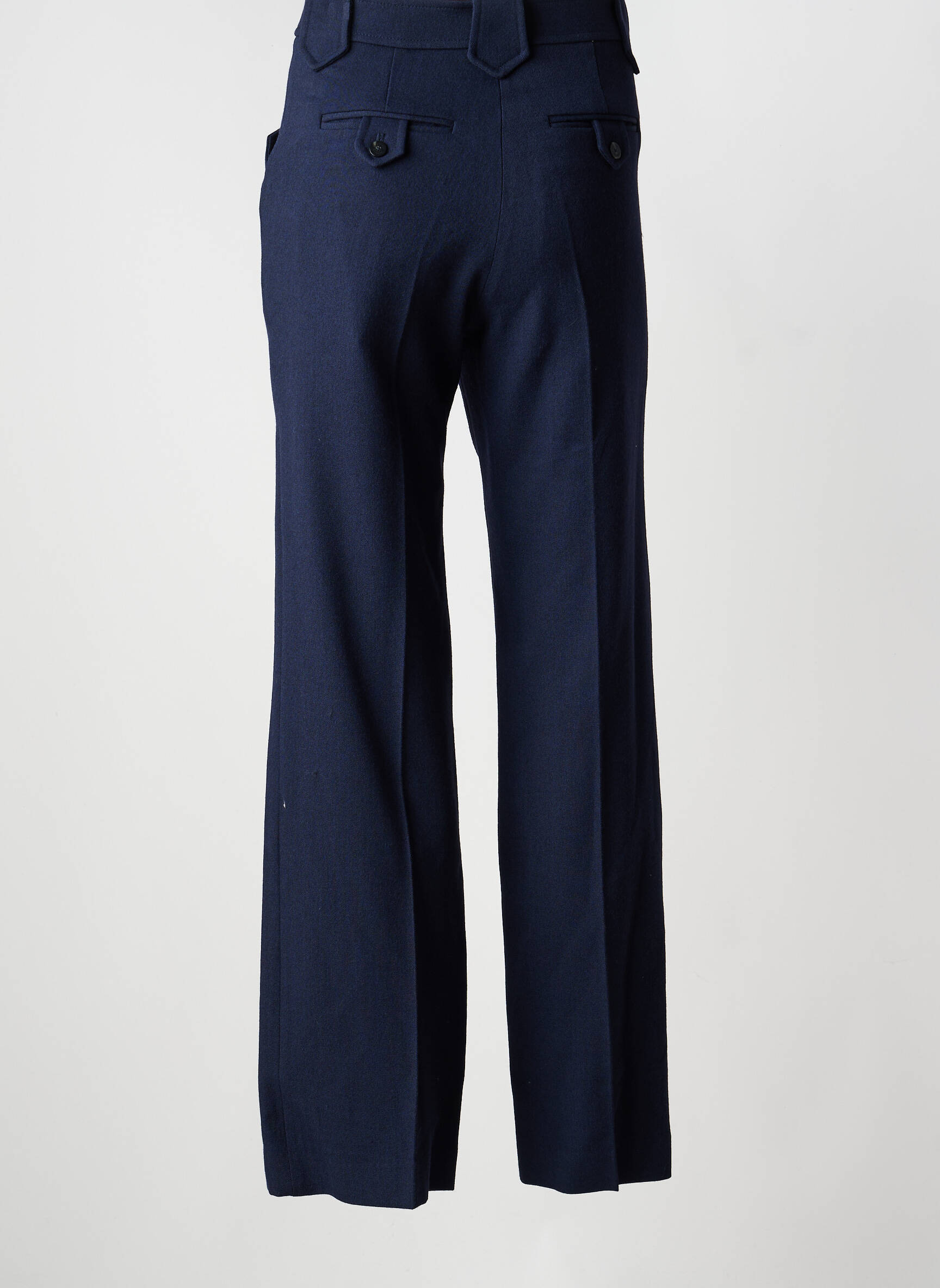 Pantalon droit bleu MARGAUX LONNBERG femme
