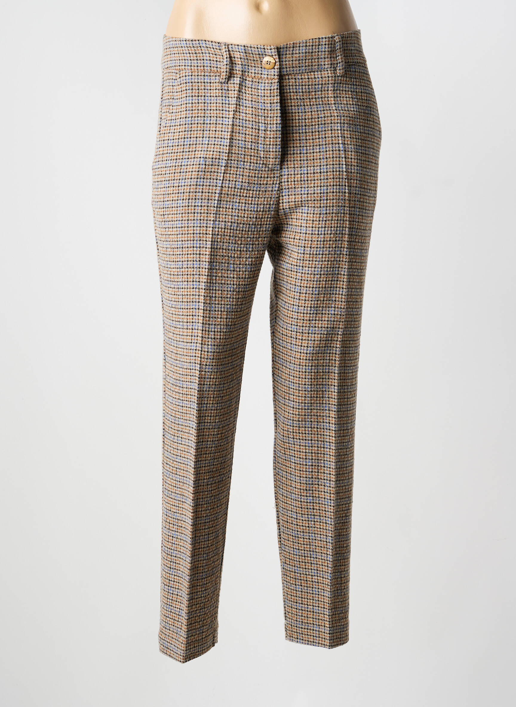Pantalon droit marron MOMONI femme