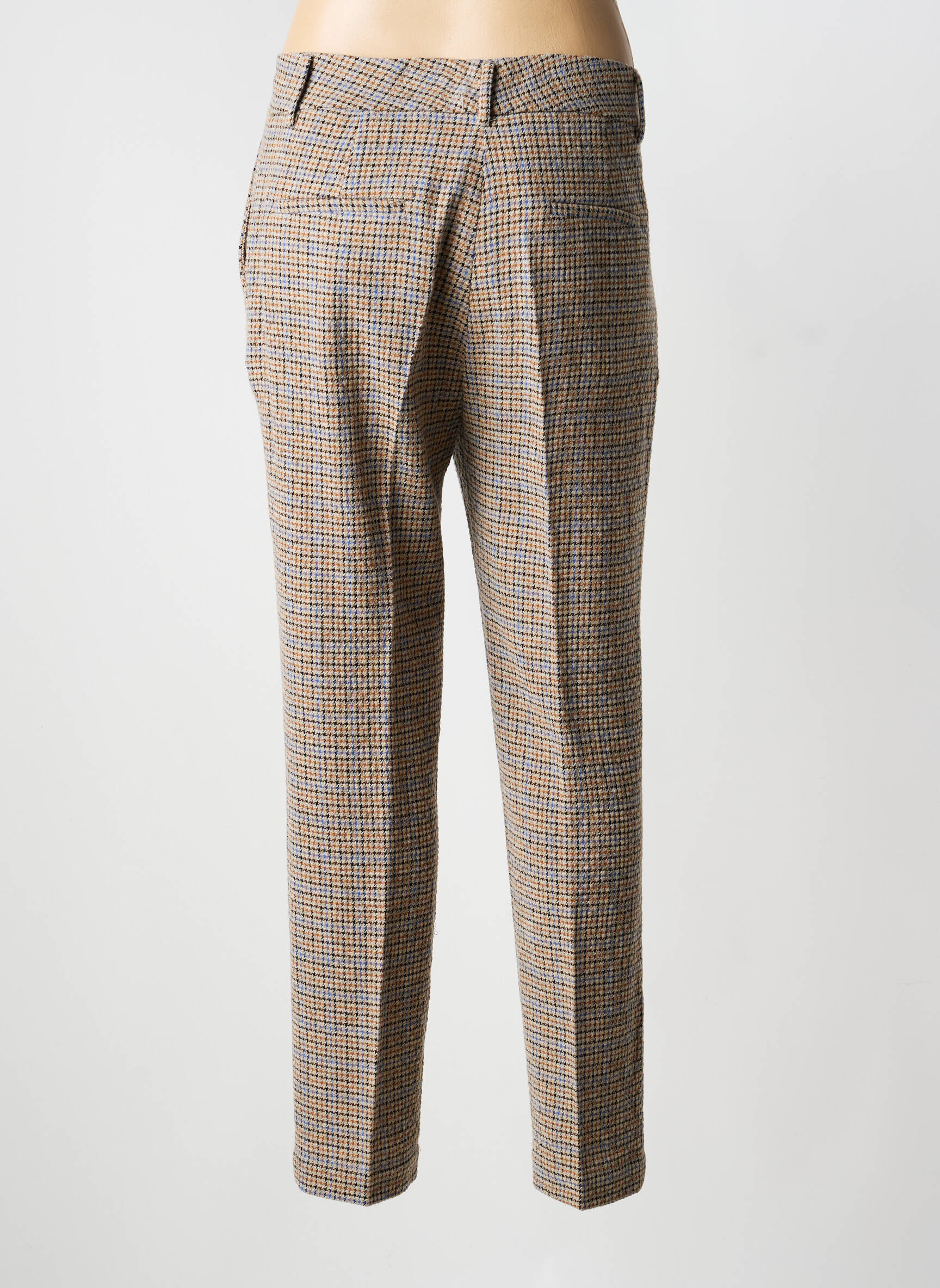Pantalon droit marron MOMONI femme