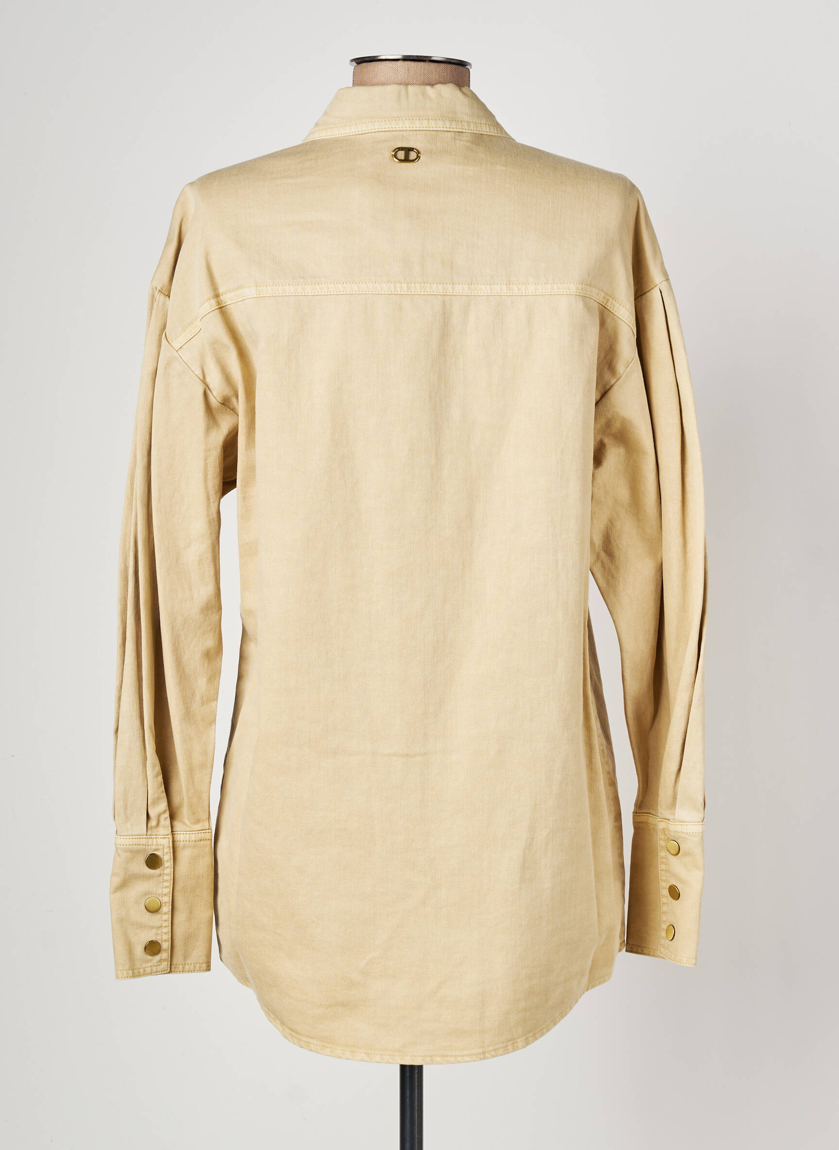 Veste en jean beige TWINSET femme