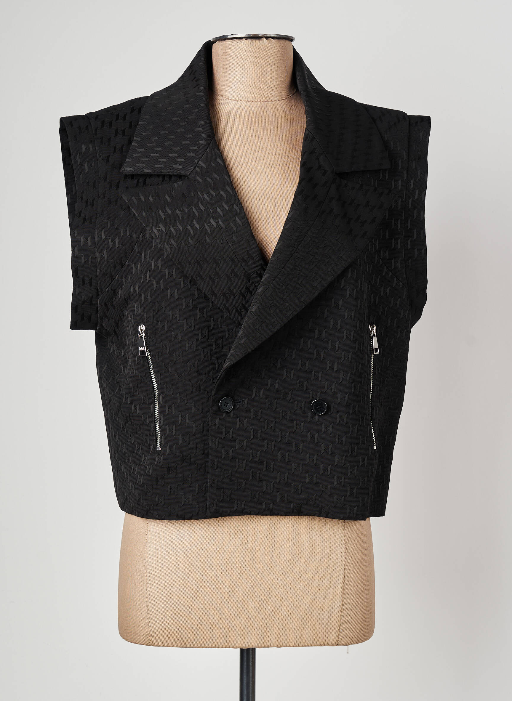 Blazer noir KARL LAGERFELD femme