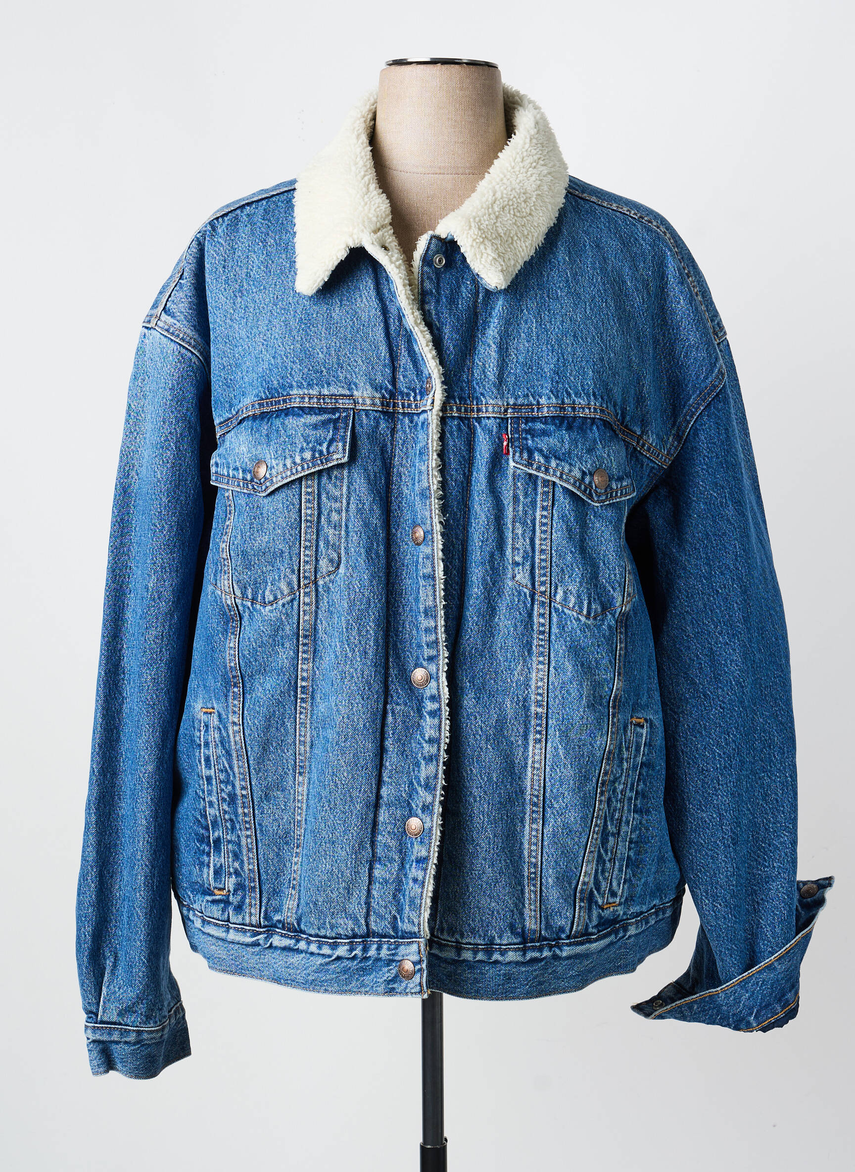 Veste en jean bleu LEVI'S femme