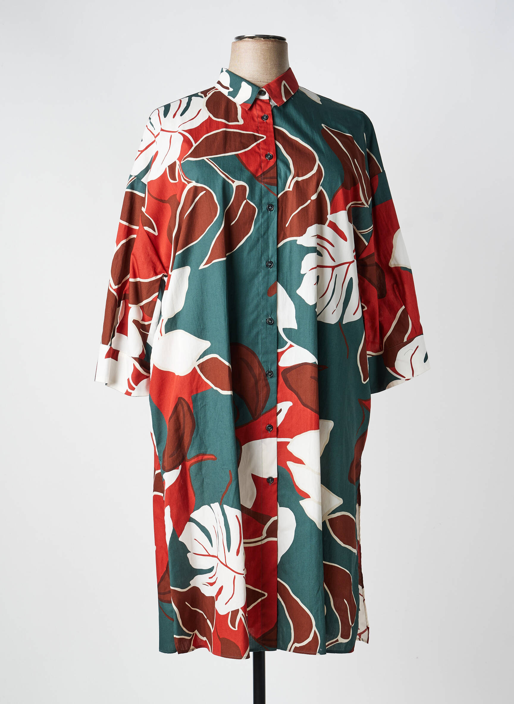 Robe mi-longue vert PERSONA BY MARINA RINALDI femme