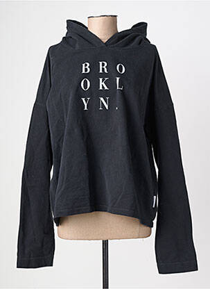 Sweat-shirt à capuche  noir PENN & INK N.Y femme