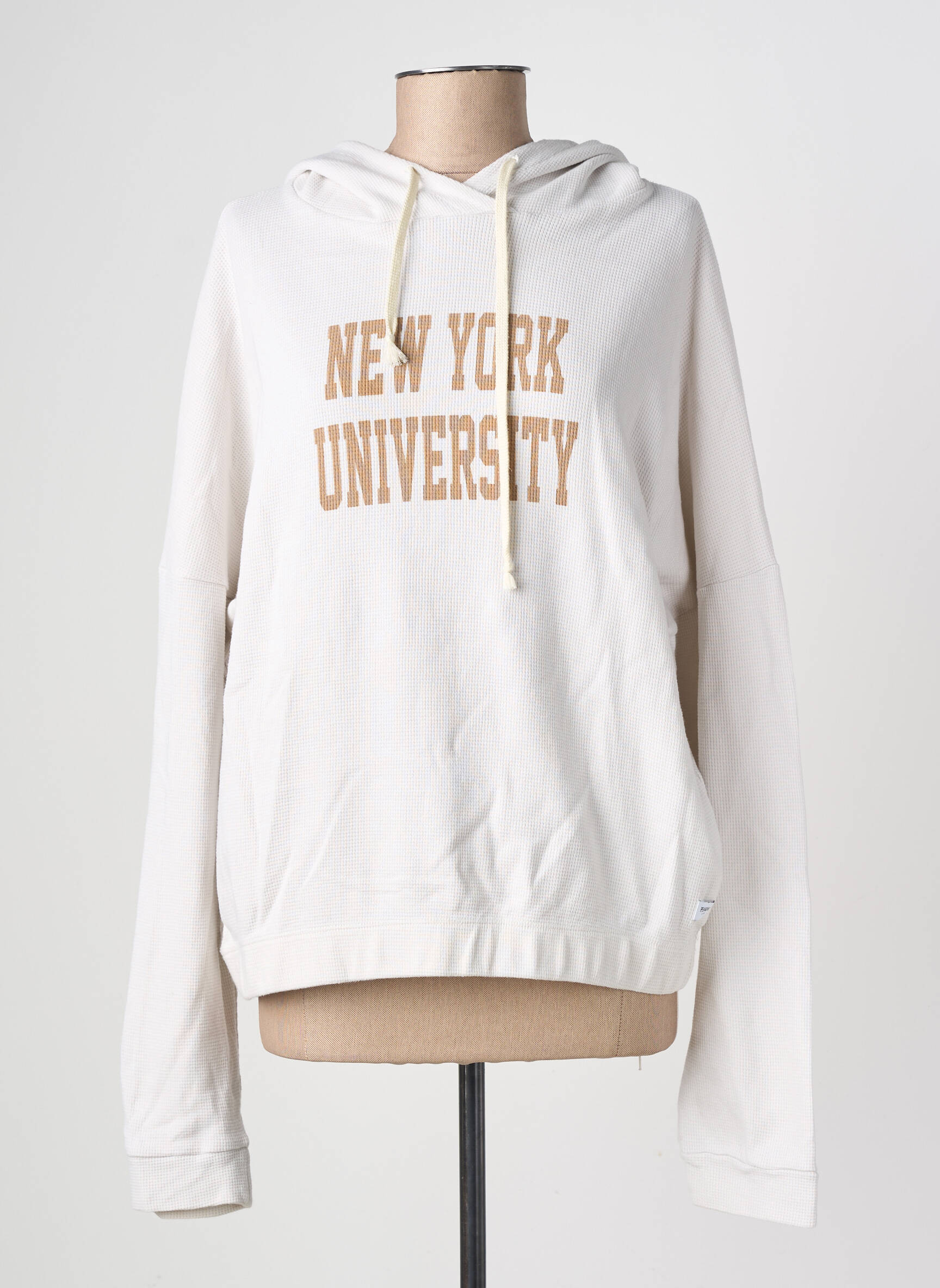 Sweat-shirt à capuche  beige PENN & INK N.Y femme