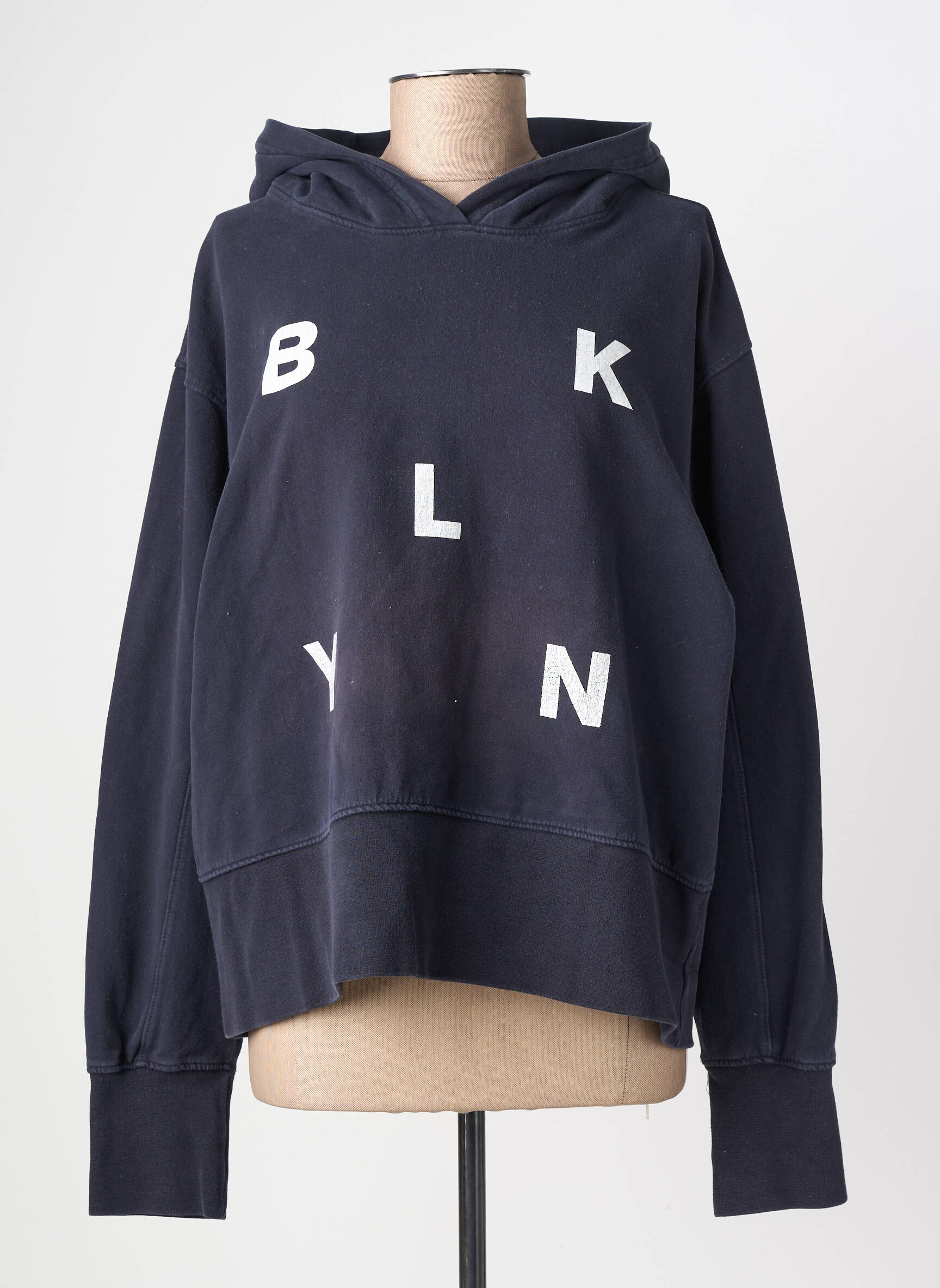 Sweat-shirt à capuche  bleu PENN & INK N.Y femme
