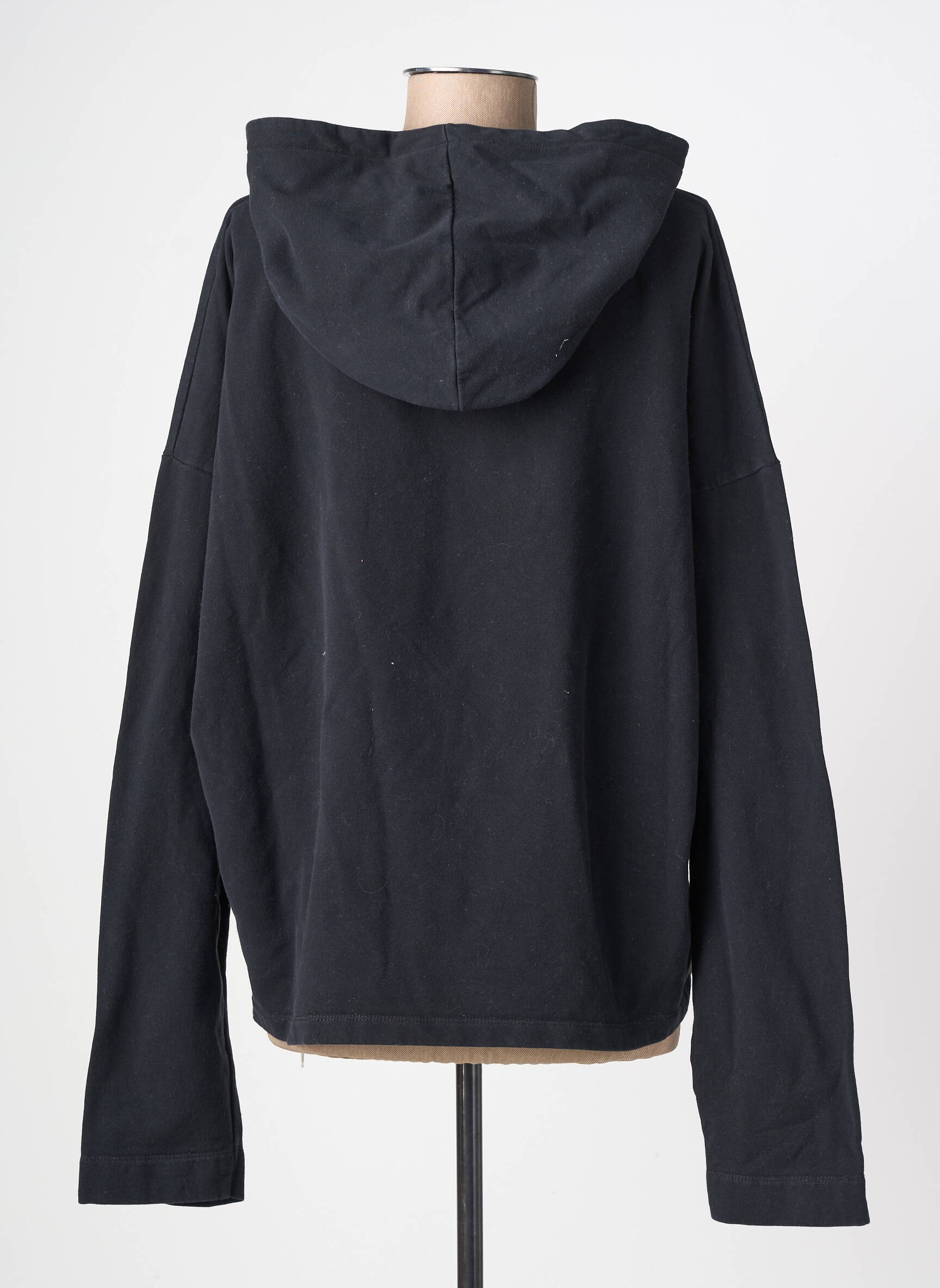 Sweat-shirt à capuche  noir PENN & INK N.Y femme