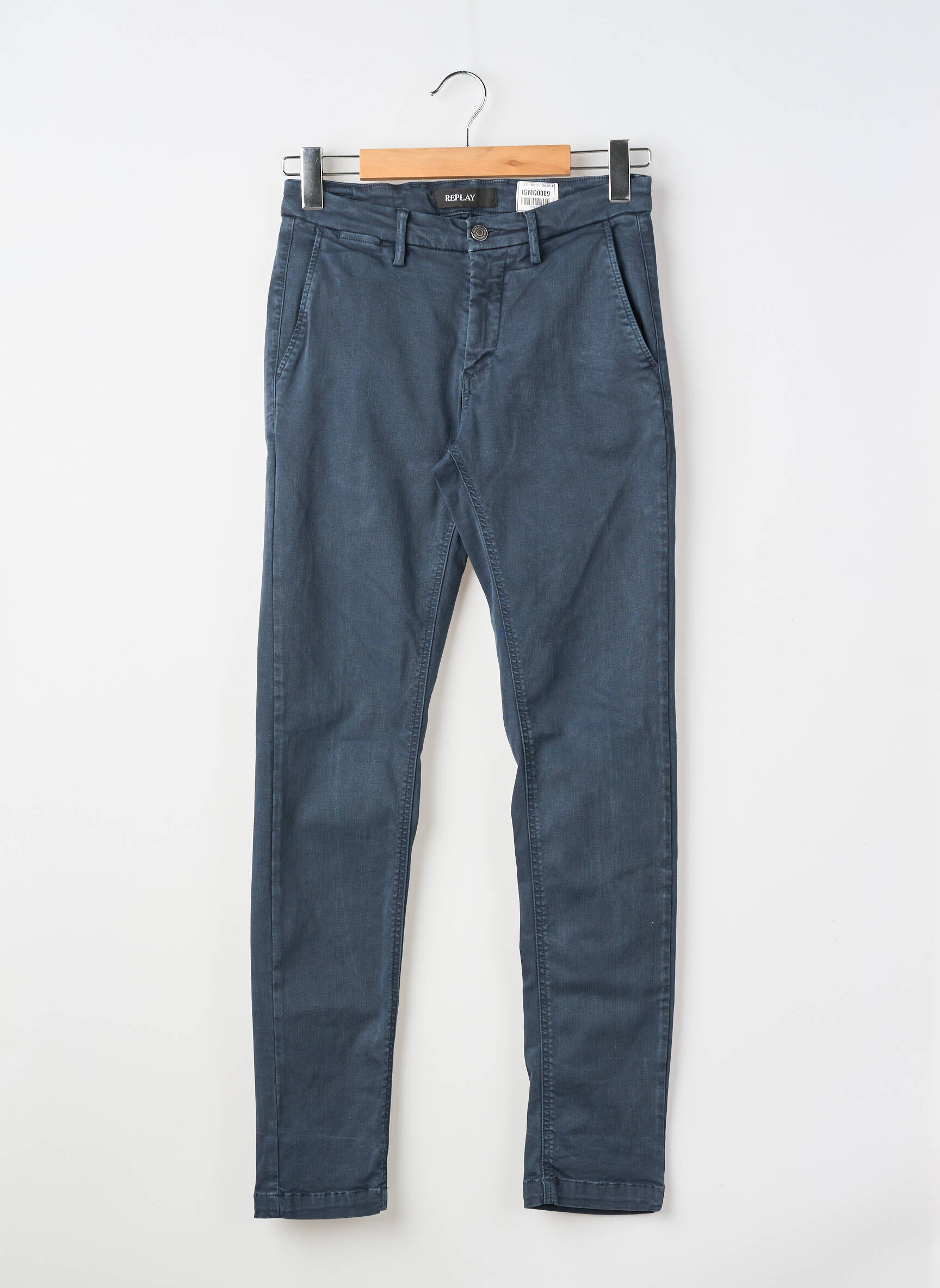 Pantalon chino bleu REPLAY homme