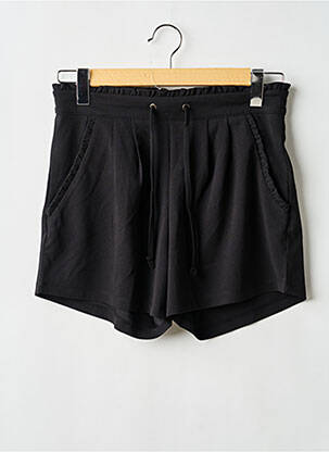 Short coupe droite noir JACQUELINE DE YONG femme