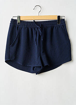 Short coupe droite bleu ONLY femme