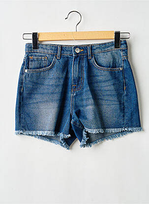 Short coupe droite bleu ONLY femme