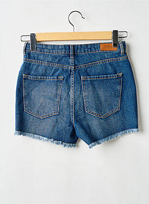 Short coupe droite bleu ONLY femme