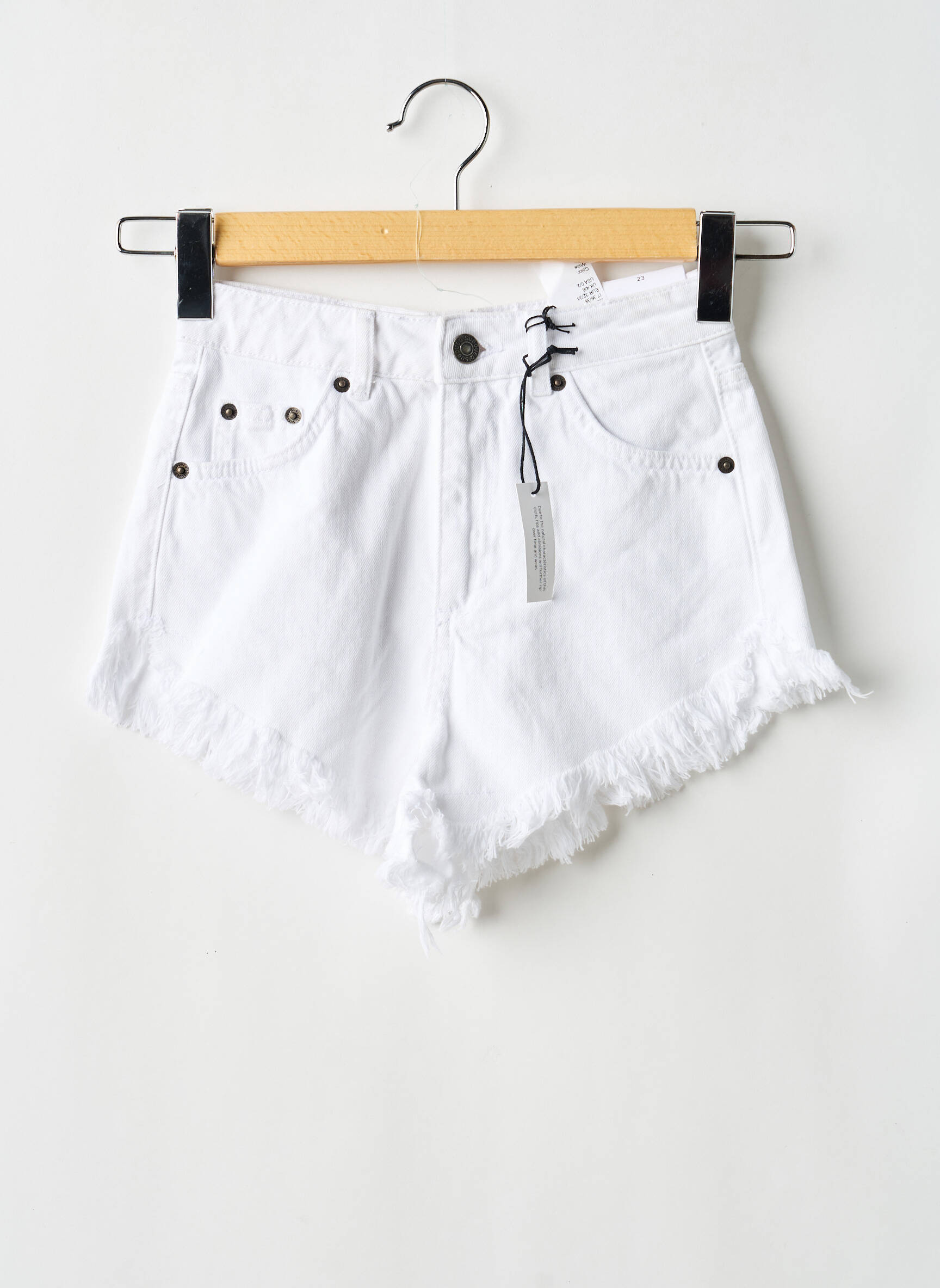 Short blanc SUBDUED femme