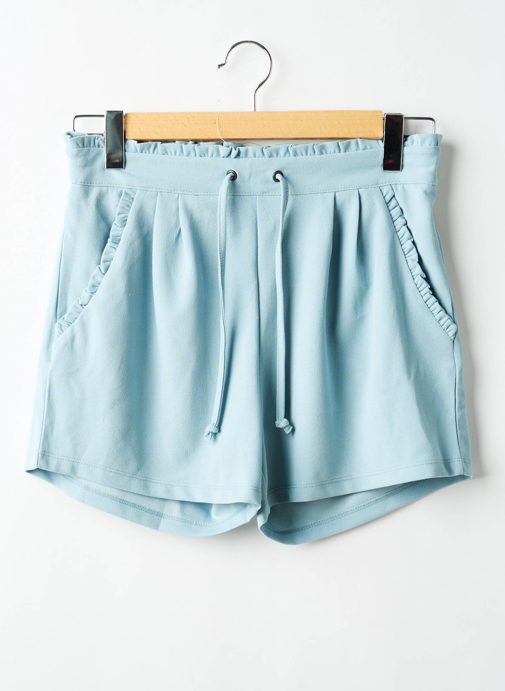 Short bleu JACQUELINE DE YONG femme