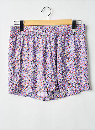 Short coupe droite violet JACQUELINE DE YONG femme