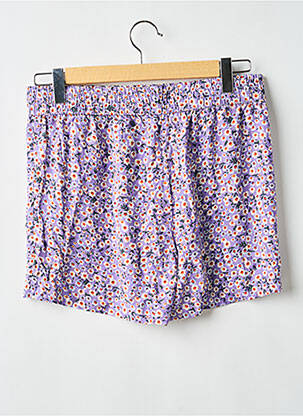 Short coupe droite violet JACQUELINE DE YONG femme
