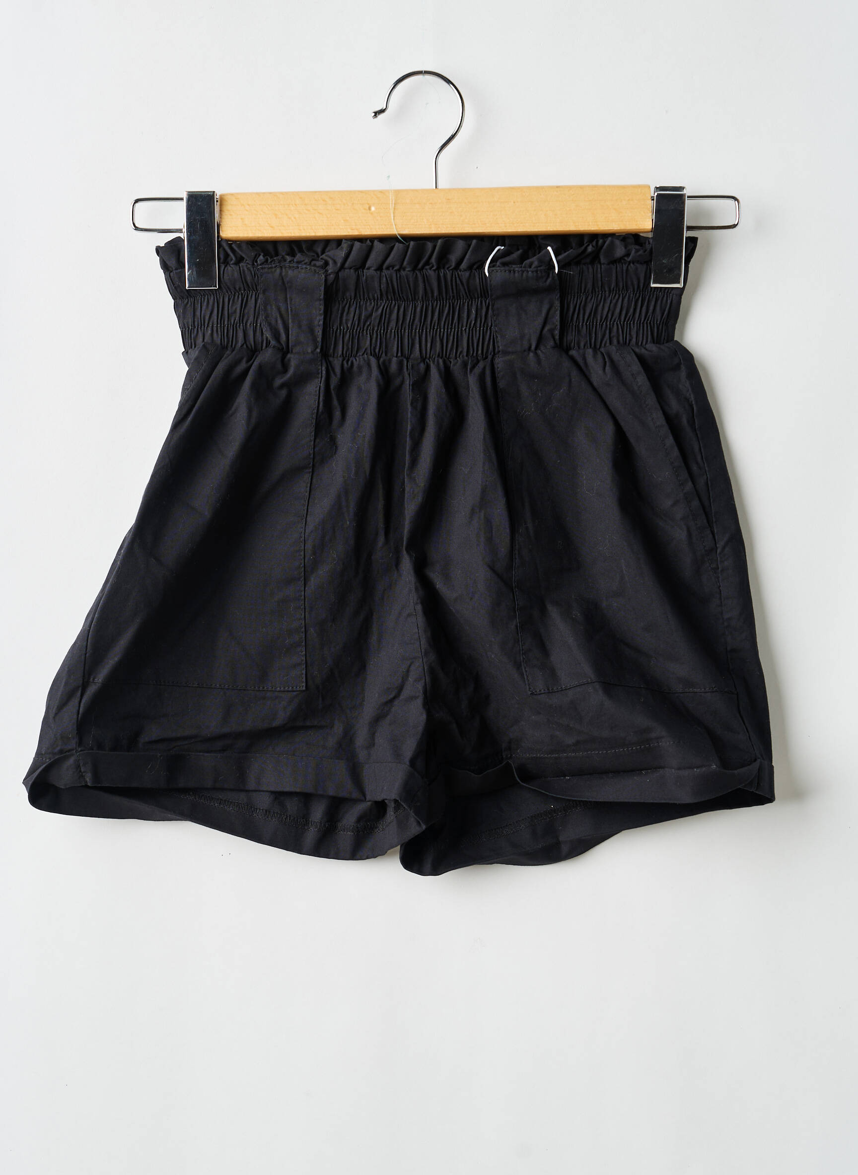 Short finition revers taille normale noir ONLY femme