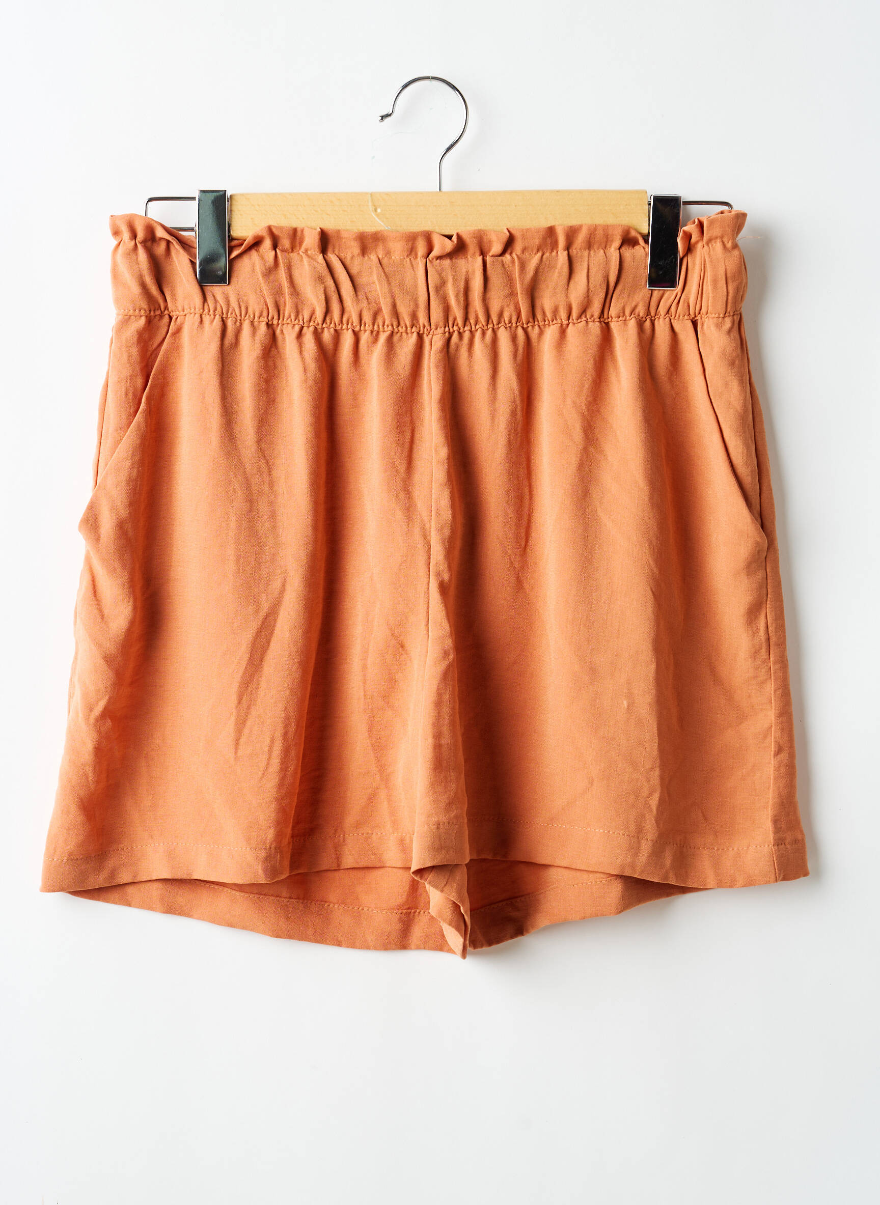 Short taille haute taille haute marron JACQUELINE DE YONG femme