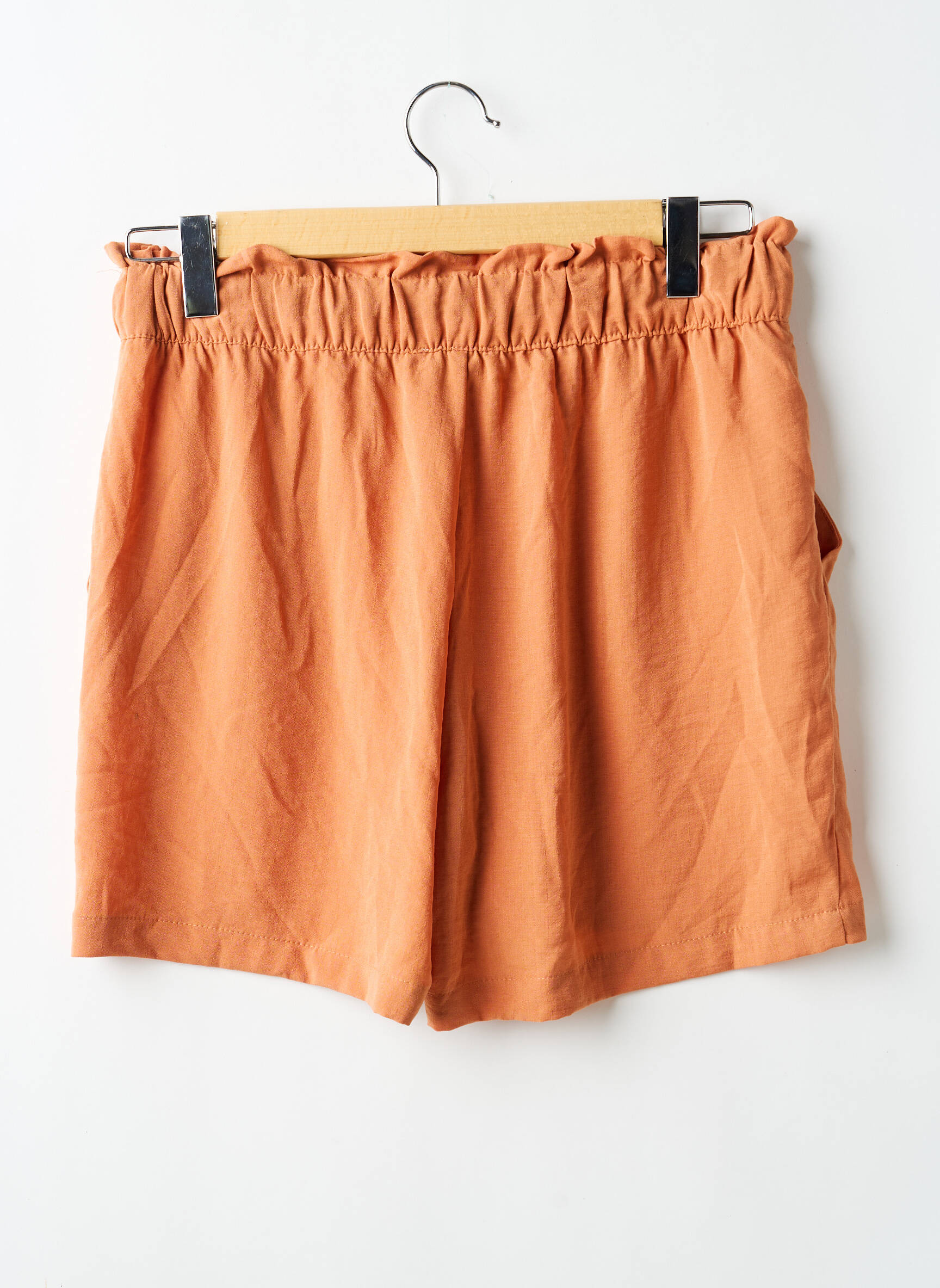 Short taille haute taille haute marron JACQUELINE DE YONG femme