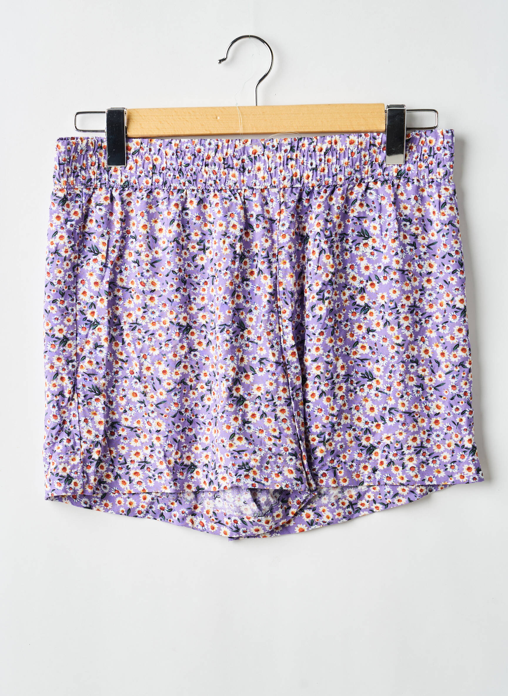 Short coupe droite violet JACQUELINE DE YONG femme